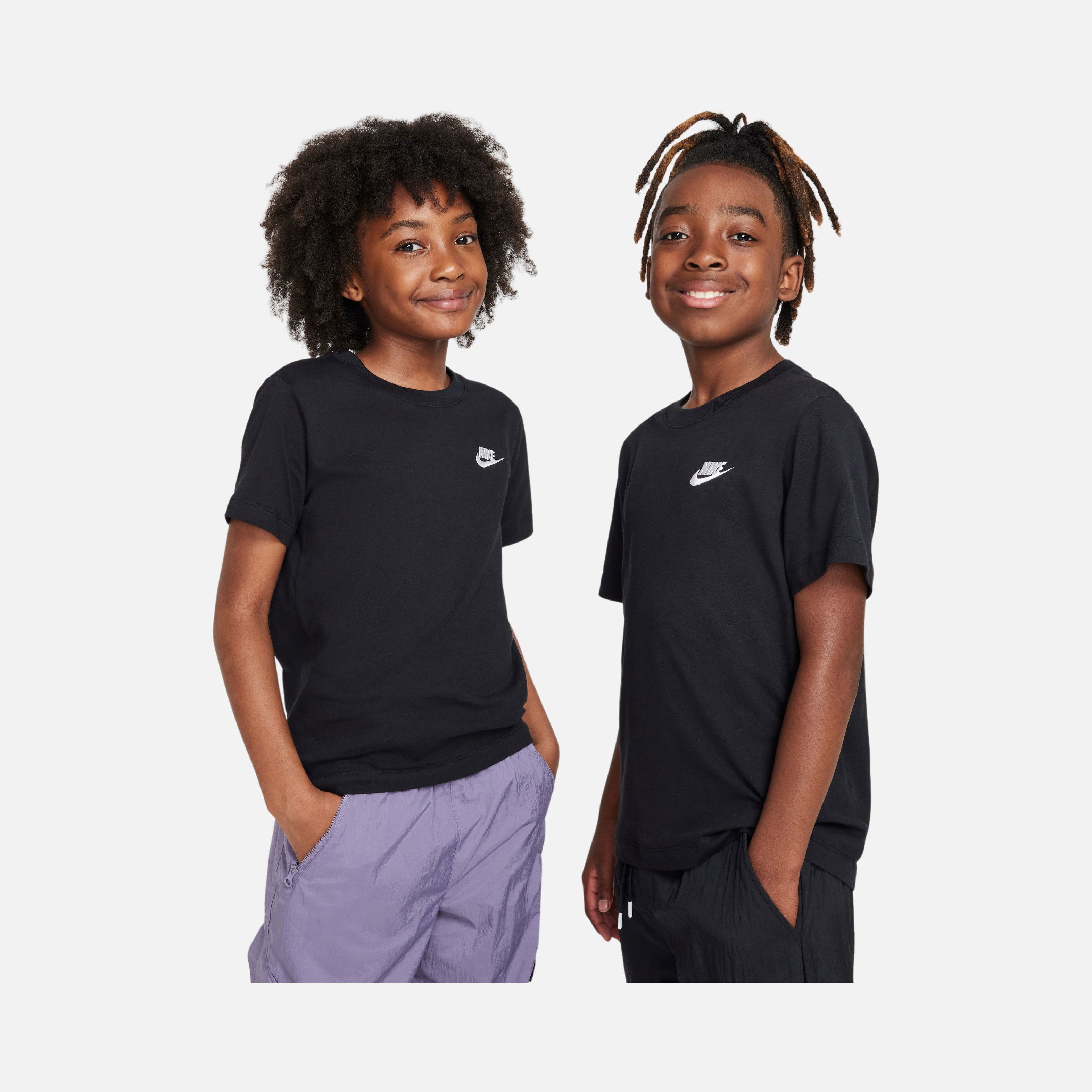 Nike Sportswear Embroidered Futura LBR Short-Sleeve Çocuk Tişört