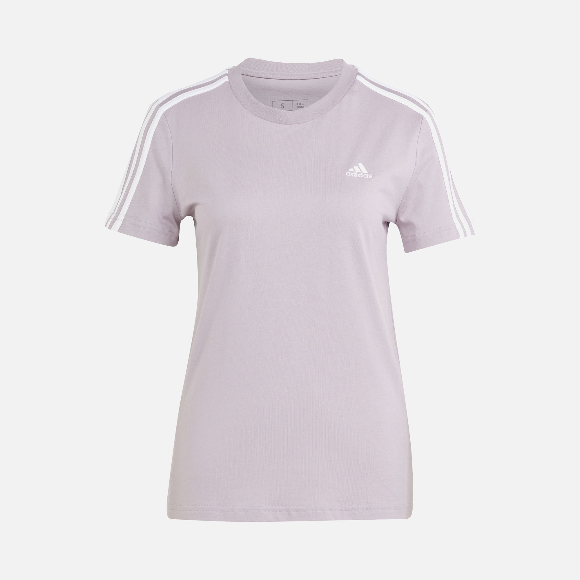 adidas Essentials Slim 3-Stripes Short-Sleeve Kadın Tişört