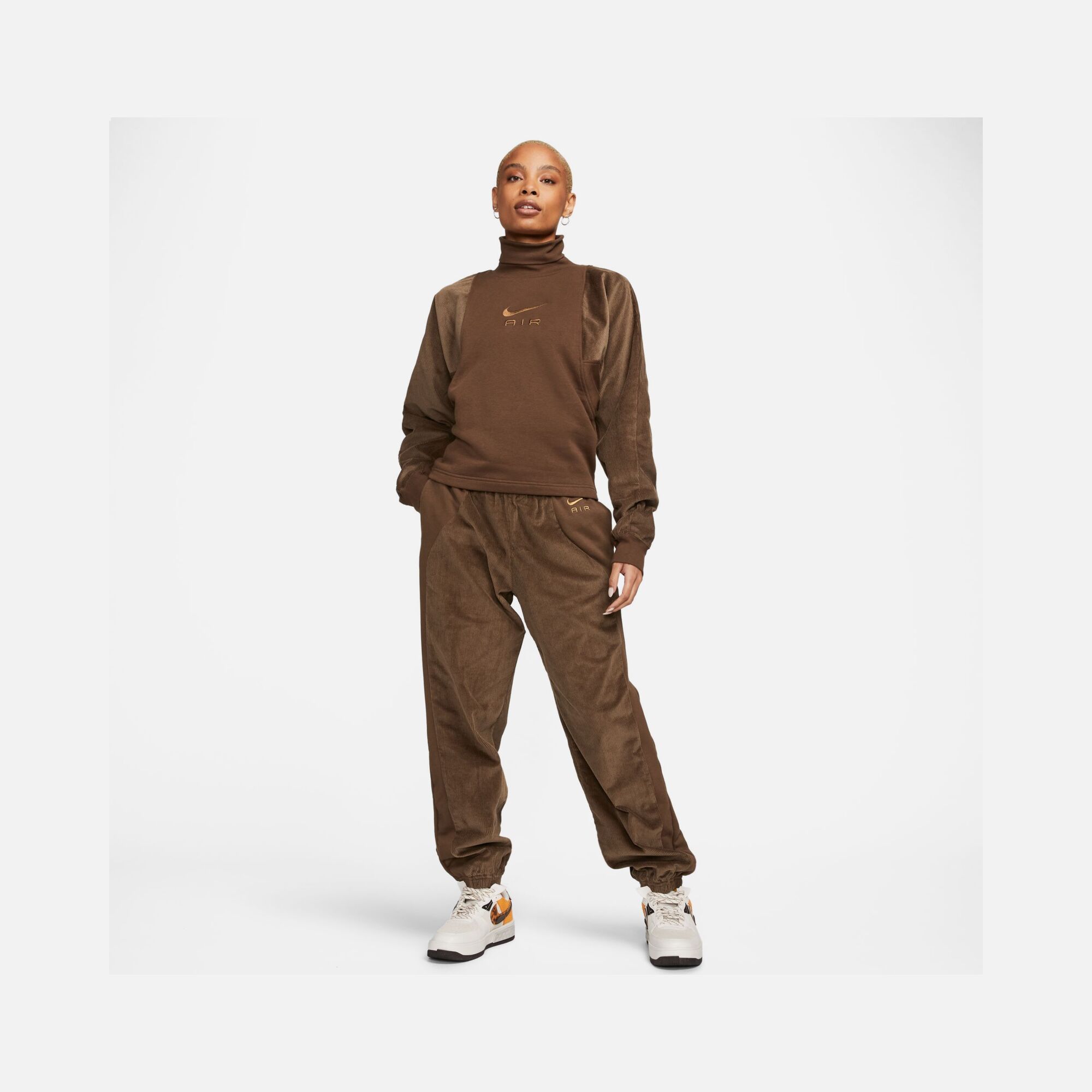 Nike Sportswear Air Cord Fleece Choker Kadın Sweatshirt