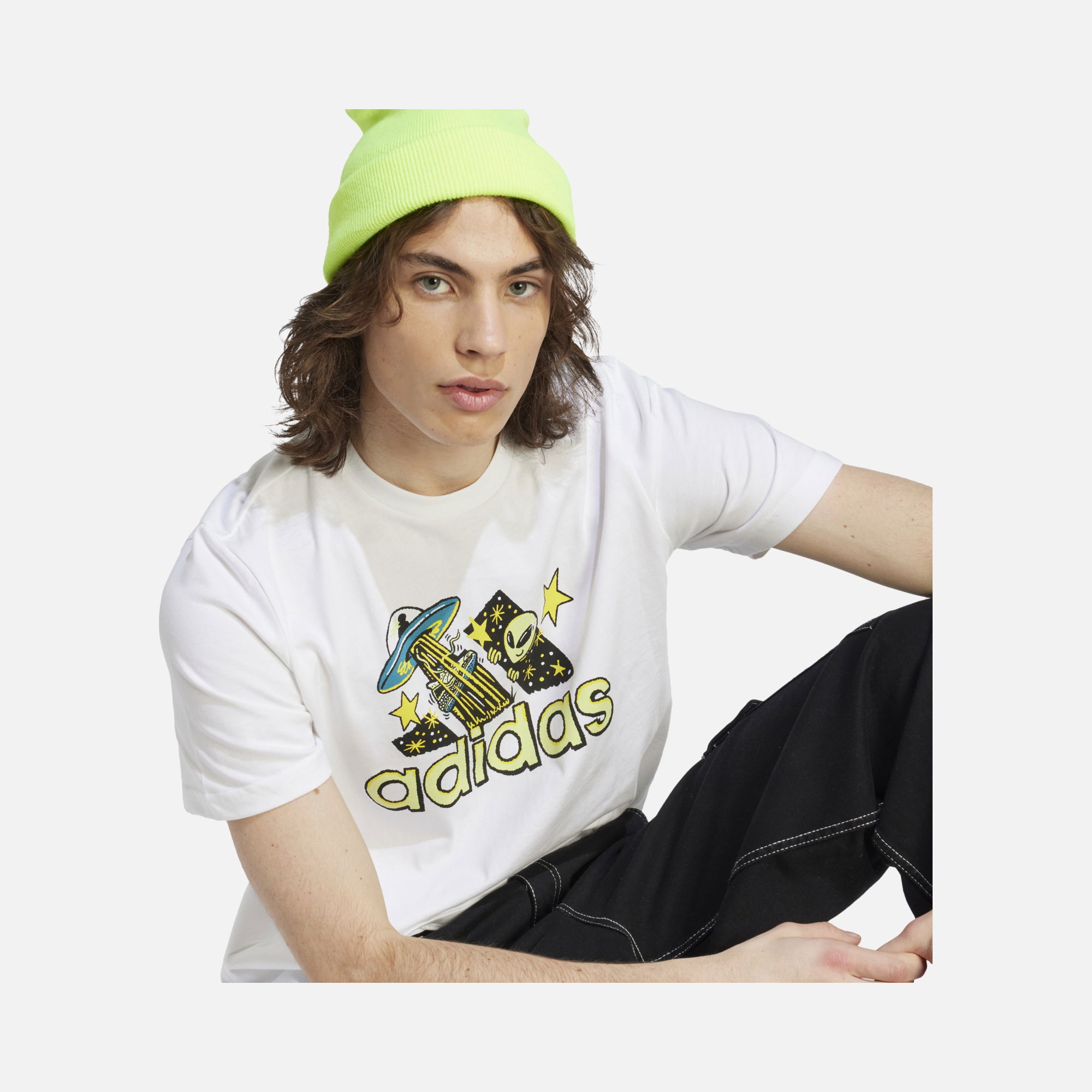 adidas Sportswear Dream Doodle Fill Graphics Short-SLeeve Erkek Tişört