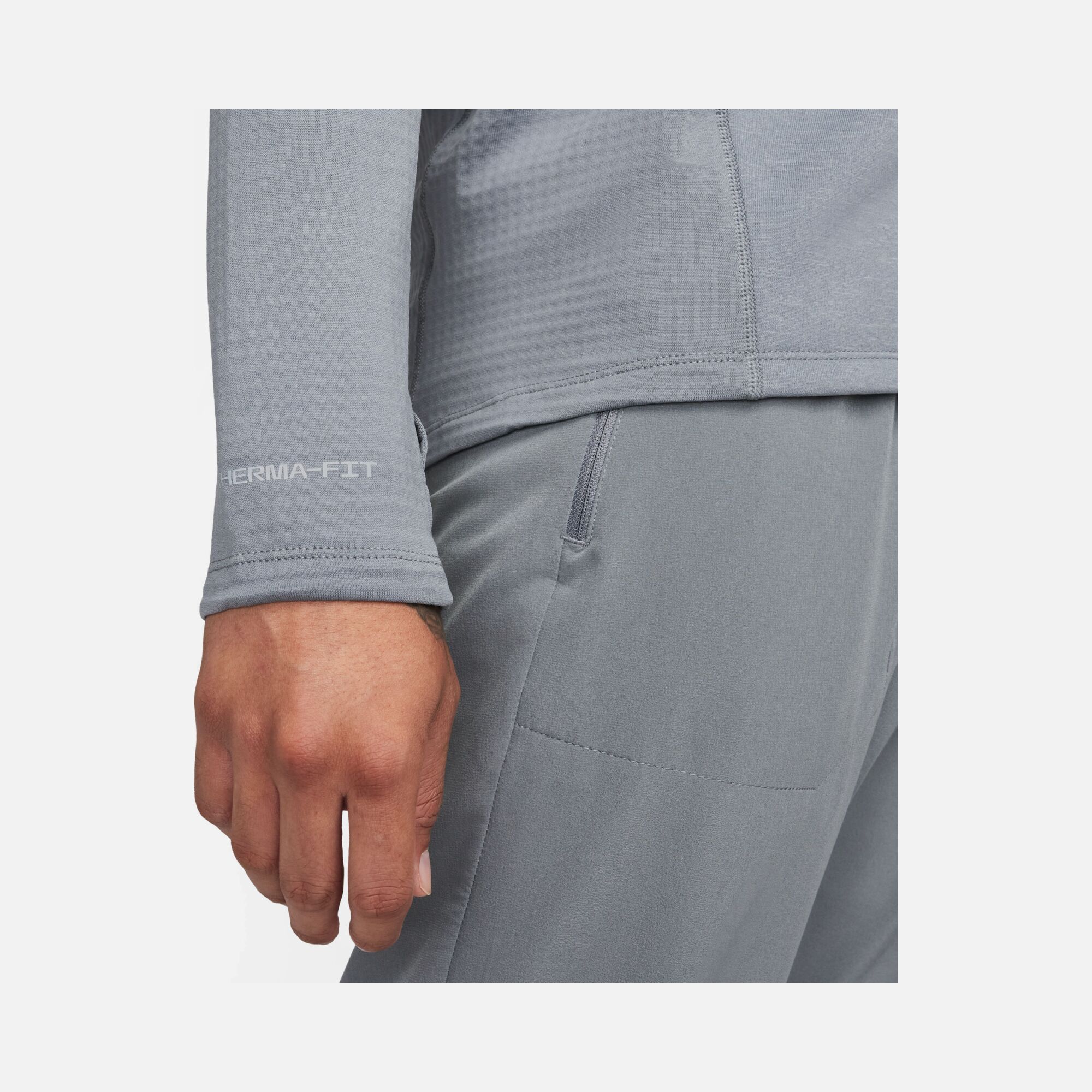 Nike Repel Therma-Fit 1/2-Zip Running Long-Sleeve Erkek Tişört