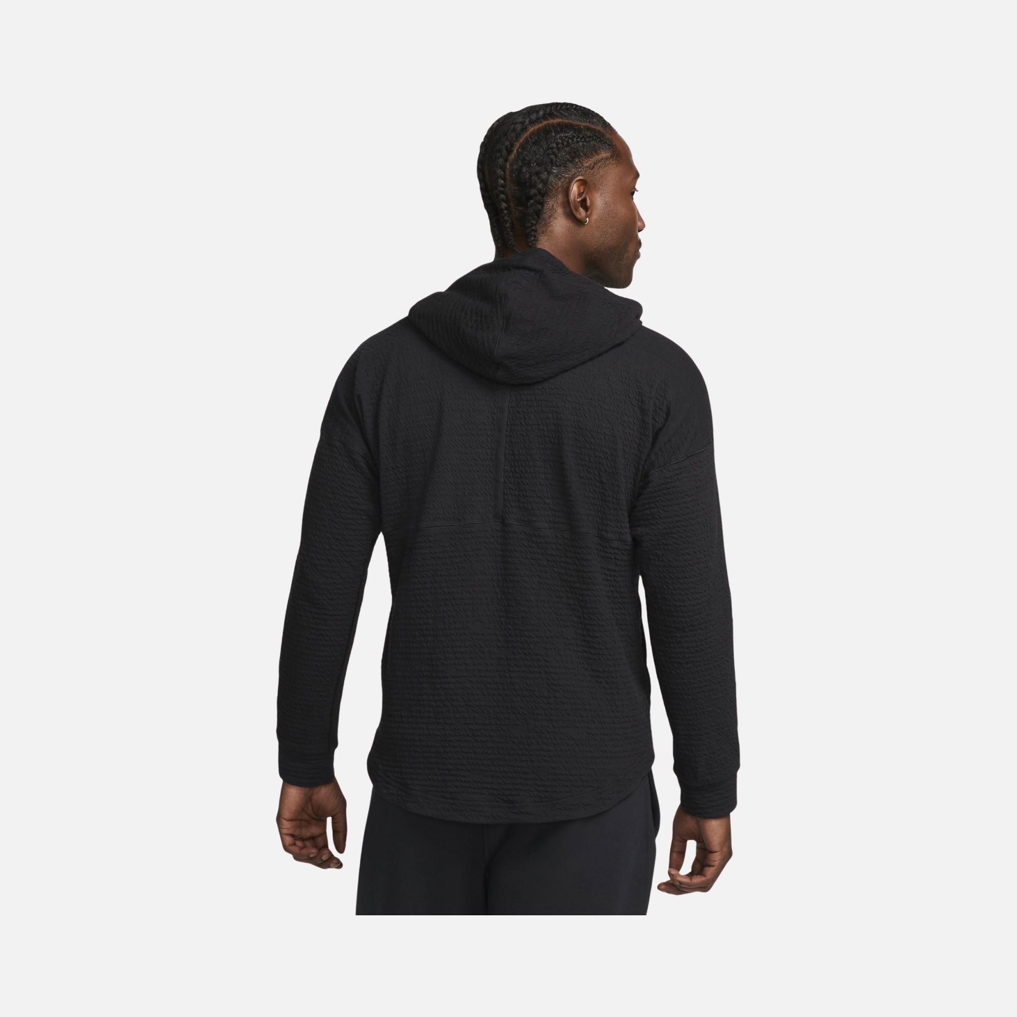 Nike Yoga Dri-Fit Texture Pullover Hoodie Erkek Sweatshirt