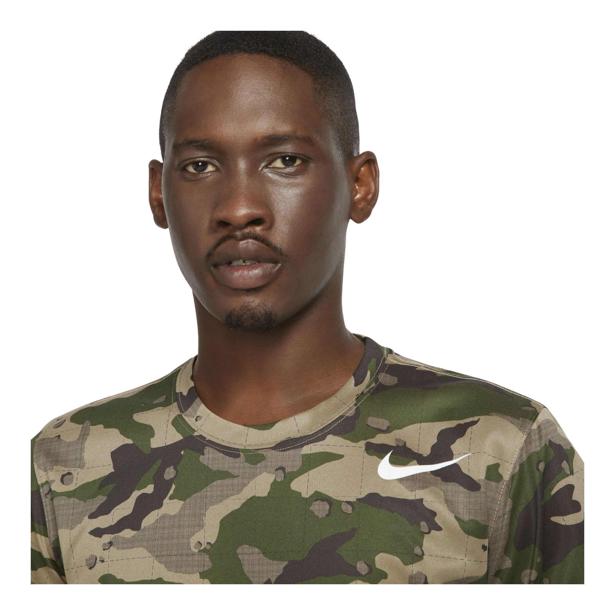 Nike Dri-Fit Camouflage Training Short-Sleeve Erkek Tişört