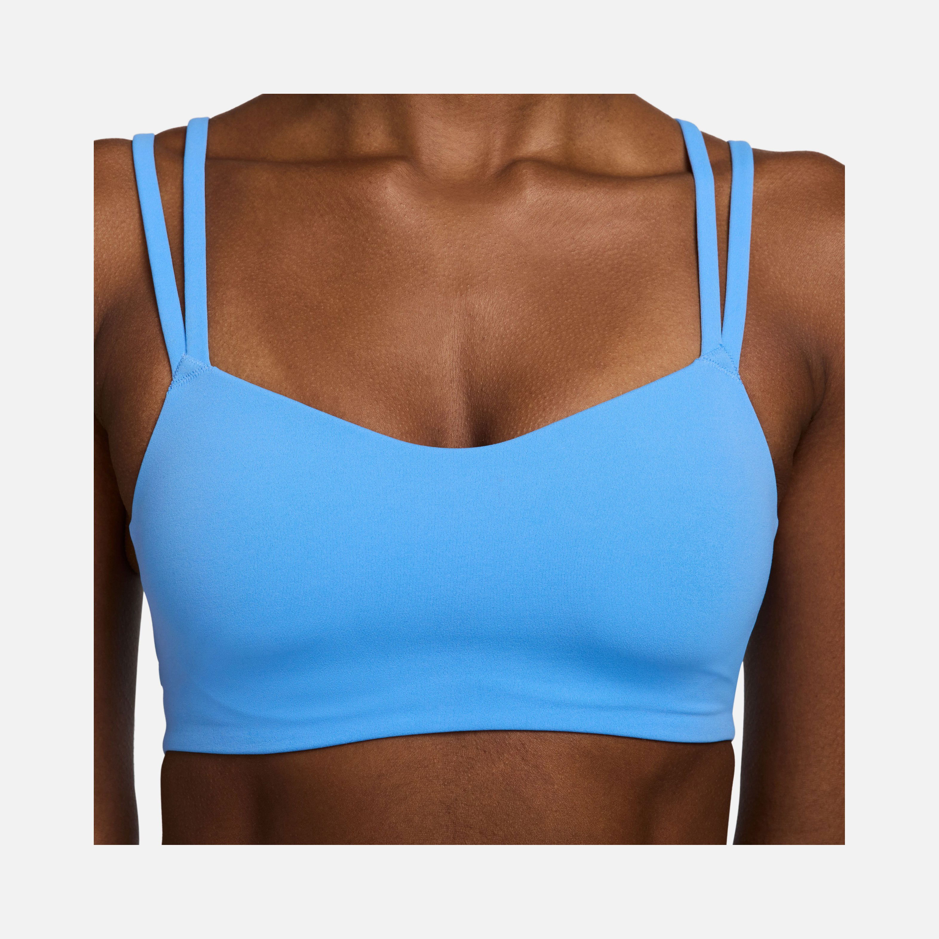 Nike Dri-Fit Alate Trace Light-Support Padded Strappy Training Kadın Bra