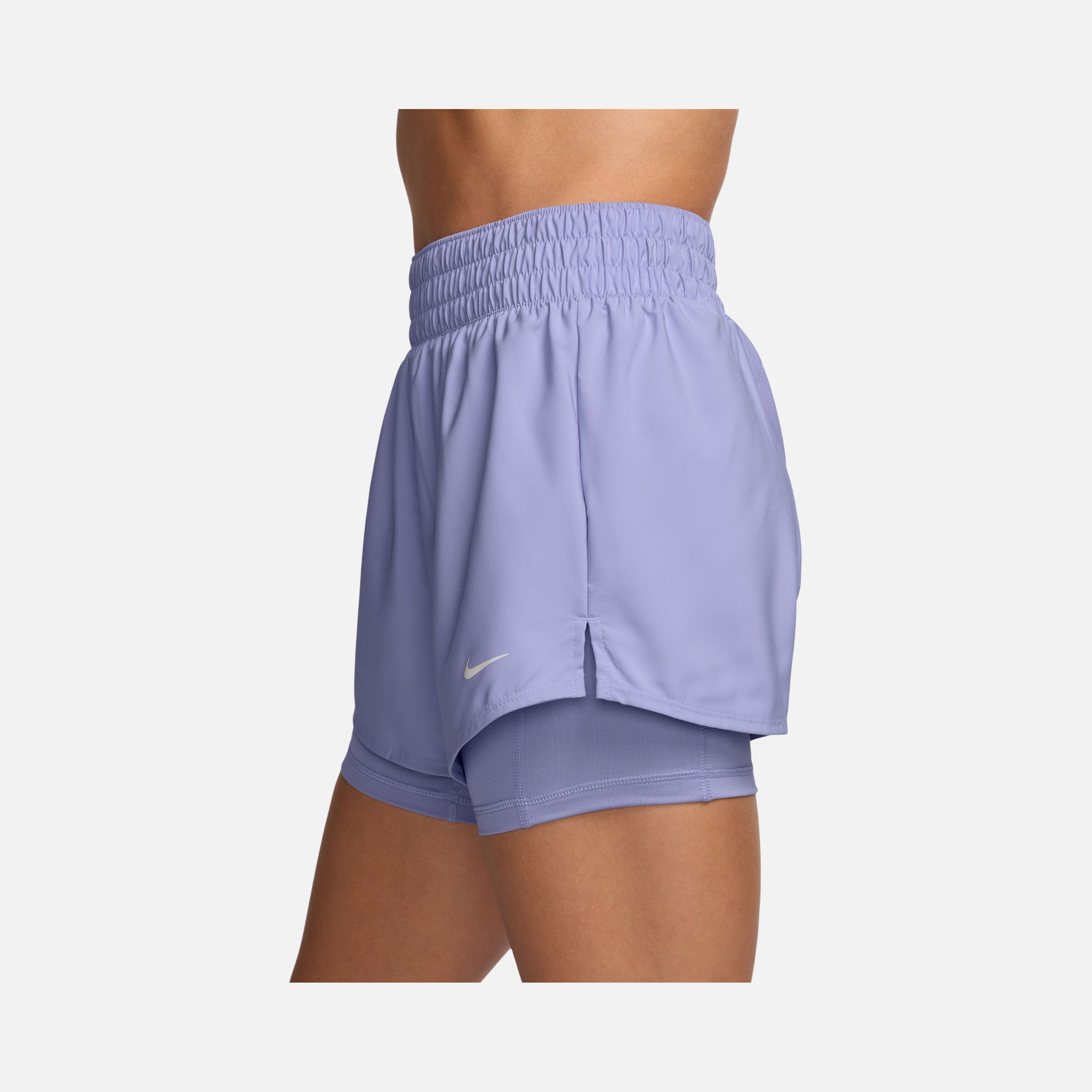 Nike Dri-Fit One High-Waisted 3" 2-in-1 Training Kadın Şort