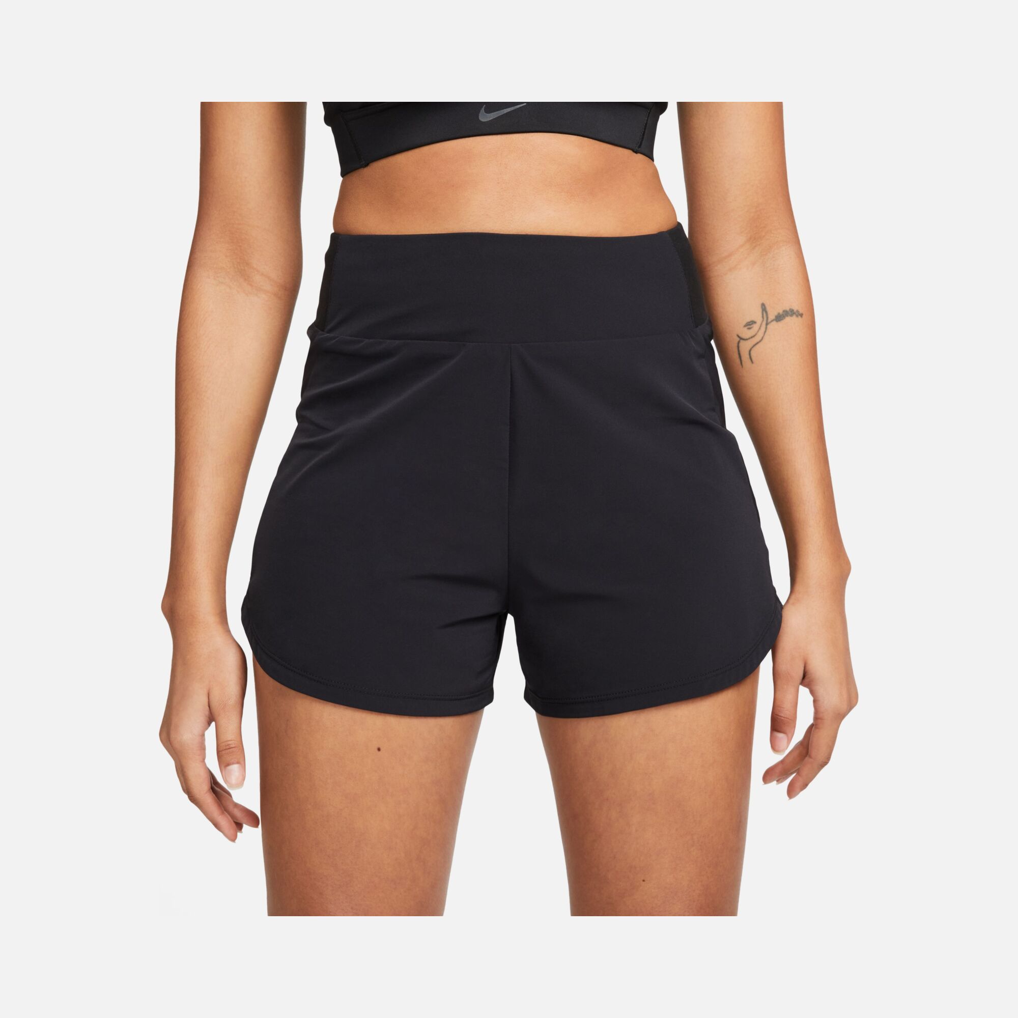 Nike Dri-Fit Fitness High-Waisted 3" Brief-Lined Training Kadın Şort