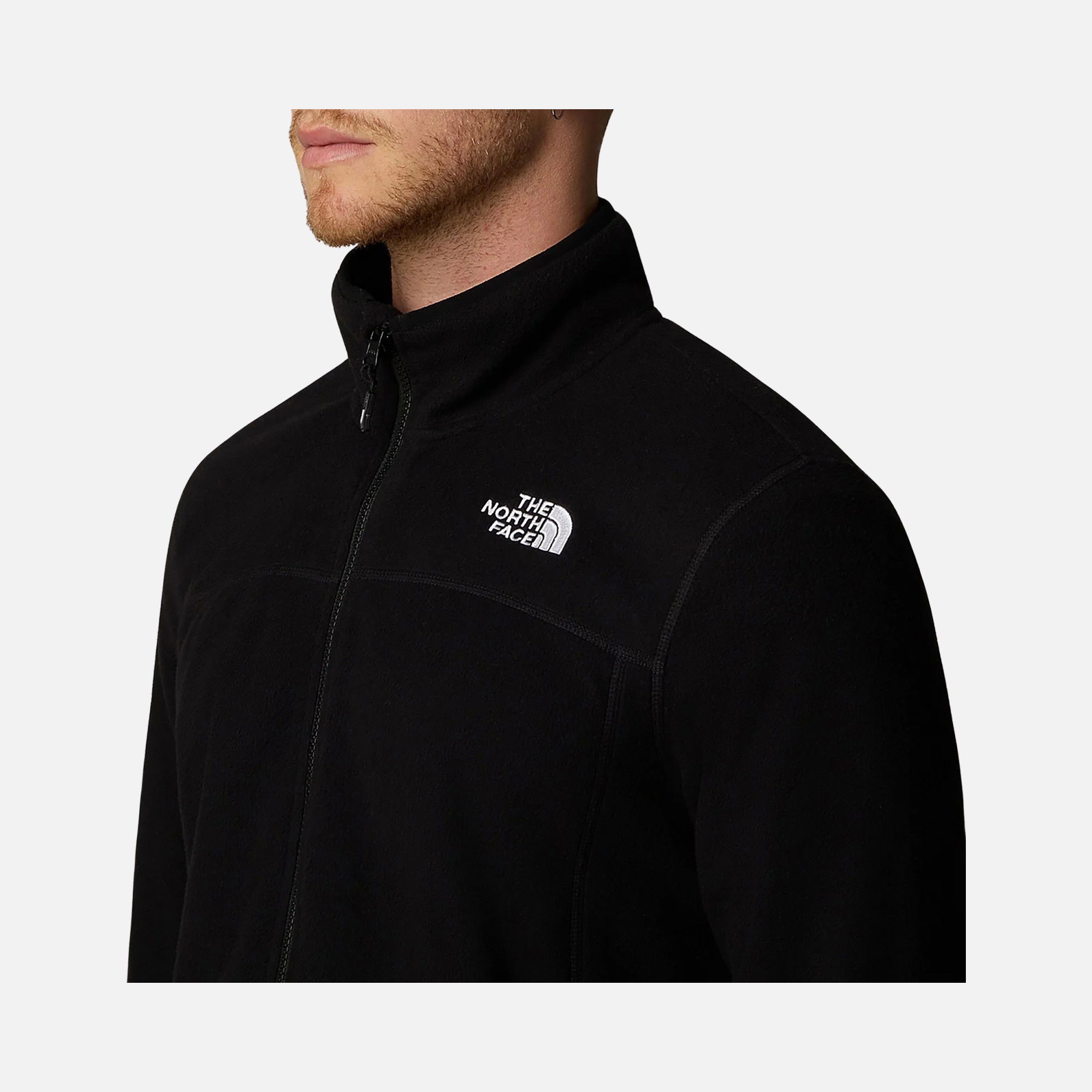 North Face 100 Glacier Fleece Full-Zip Erkek Sweatshirt