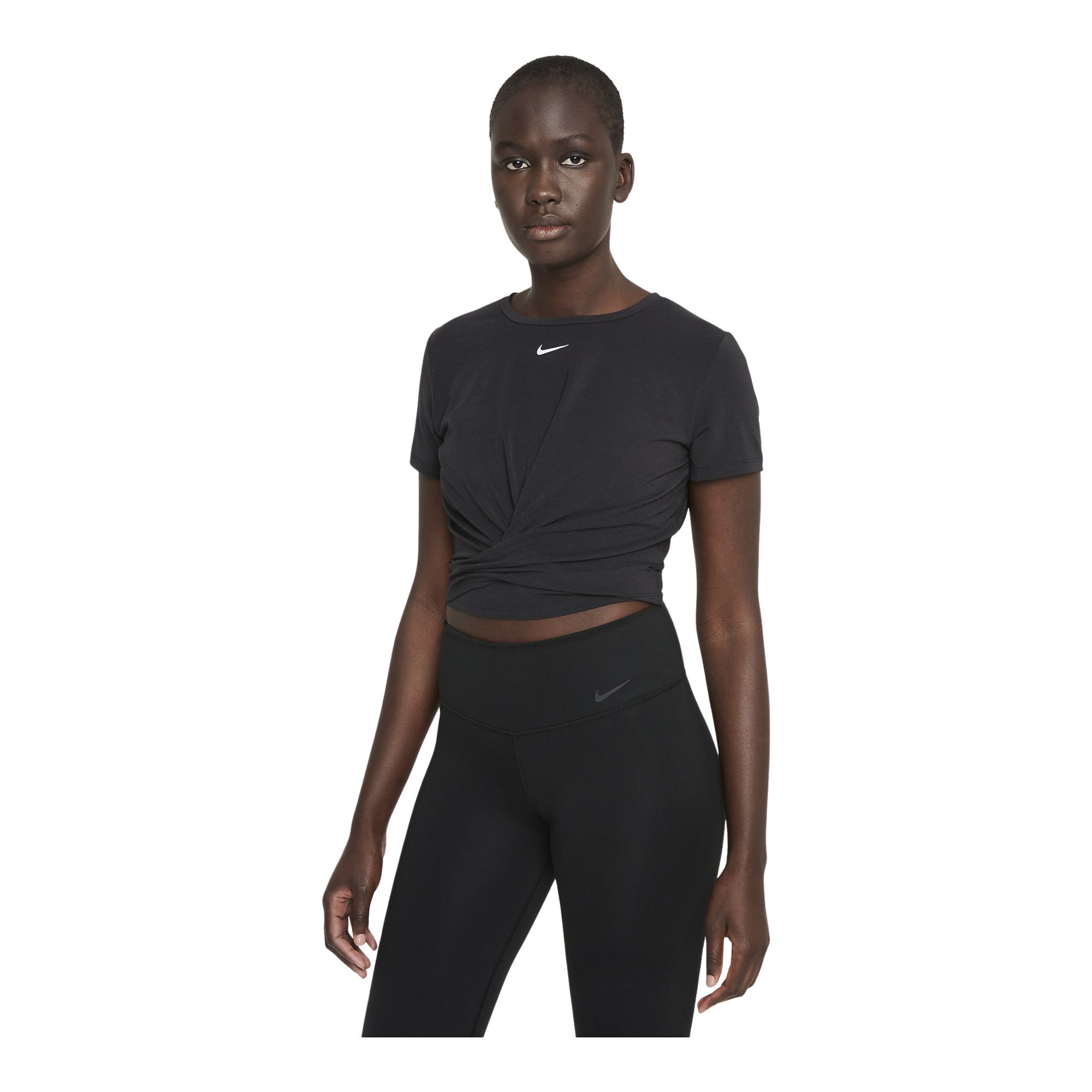 Nike Dri-Fit One Luxe Twist Standard Fit Training Short-Sleeve Kadın Tişört