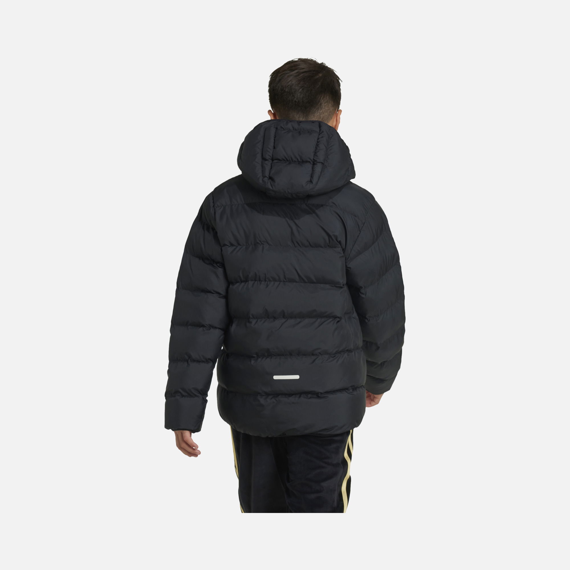 adidas Sportswear Synthetic Down Full-Zip Hoodie Çocuk Mont