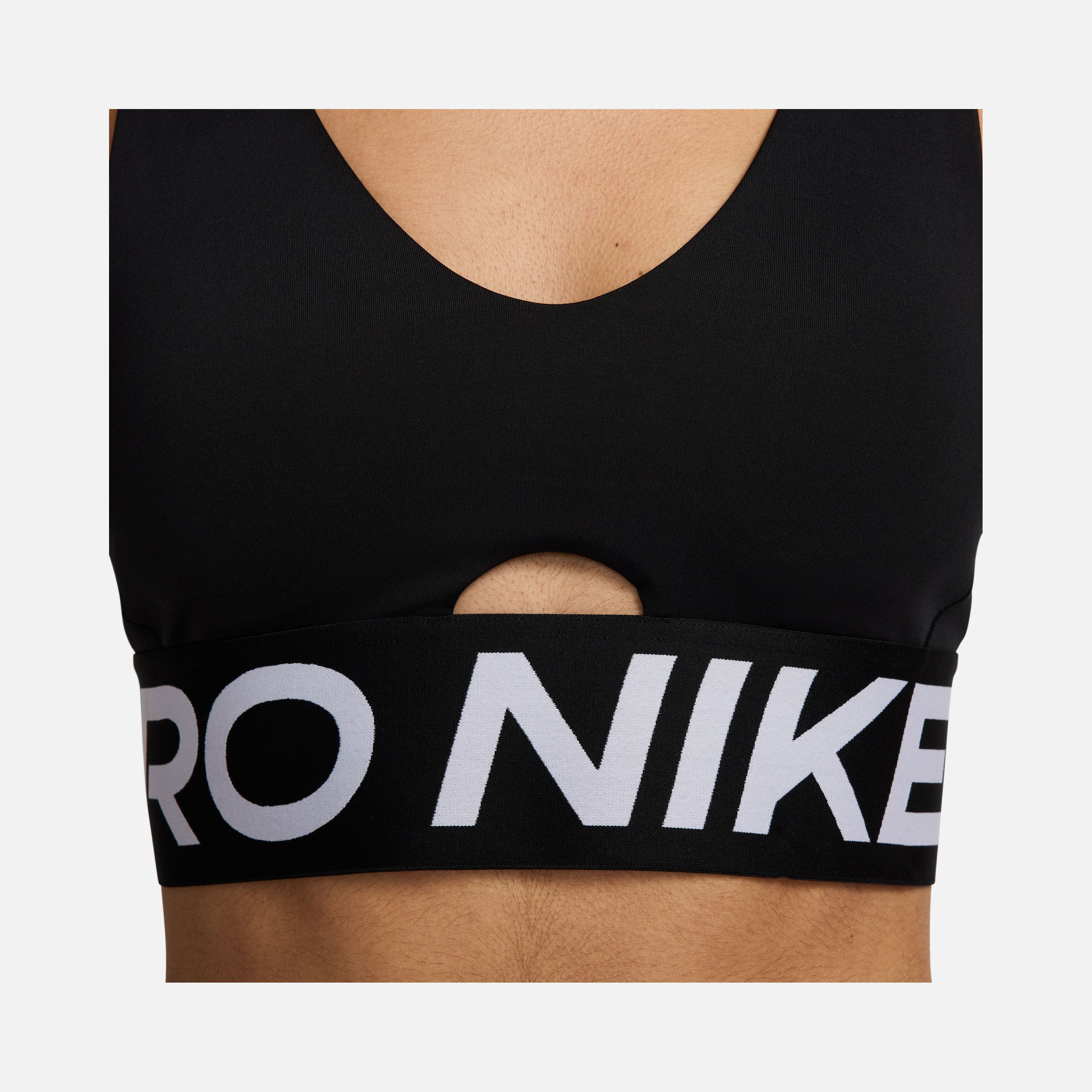 Nike Pro Indy Plunge Medium-Support Padded Training Kadın Bra