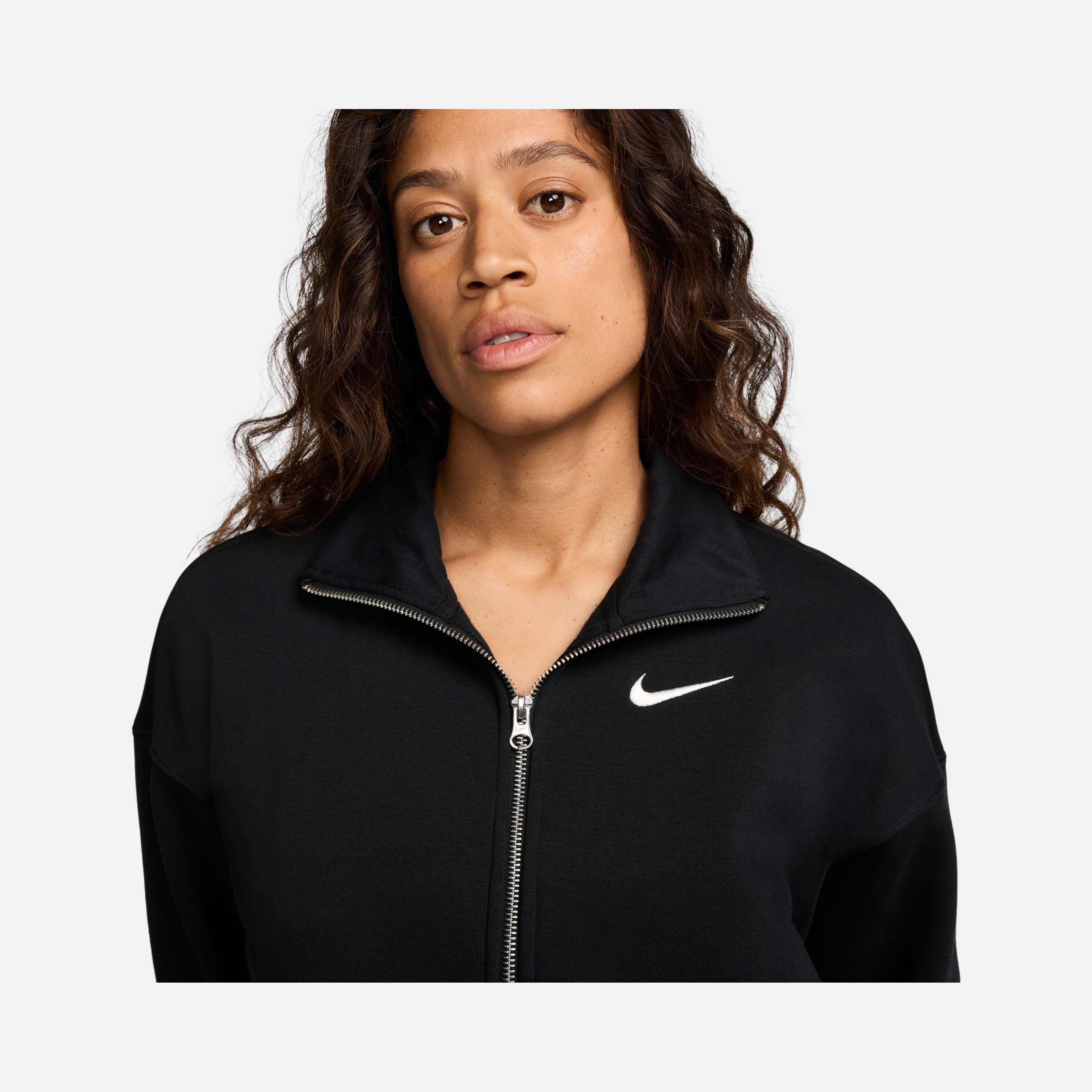 Nike Sportswear Phoenix Fleece Cropped Oversize Full-Zip Kadın Ceket