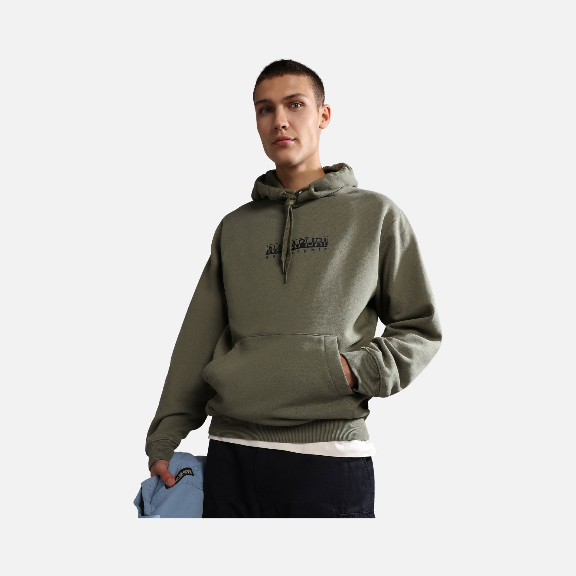 Napapijri Sportswear Box Hoodie Erkek Sweatshirt