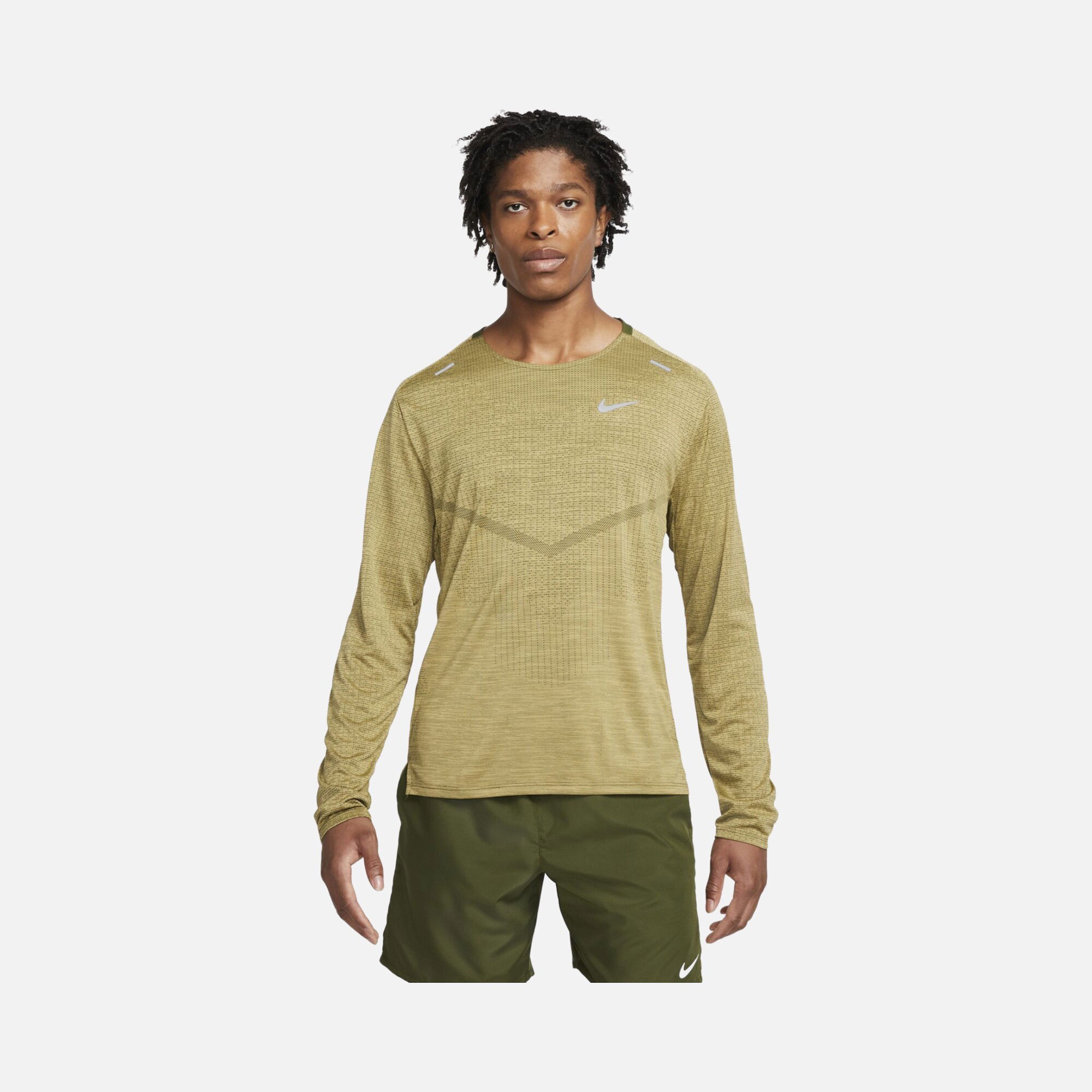 Nike Dri-Fit ADV Techknit Ultra Long-Sleeve Running Erkek Tişört