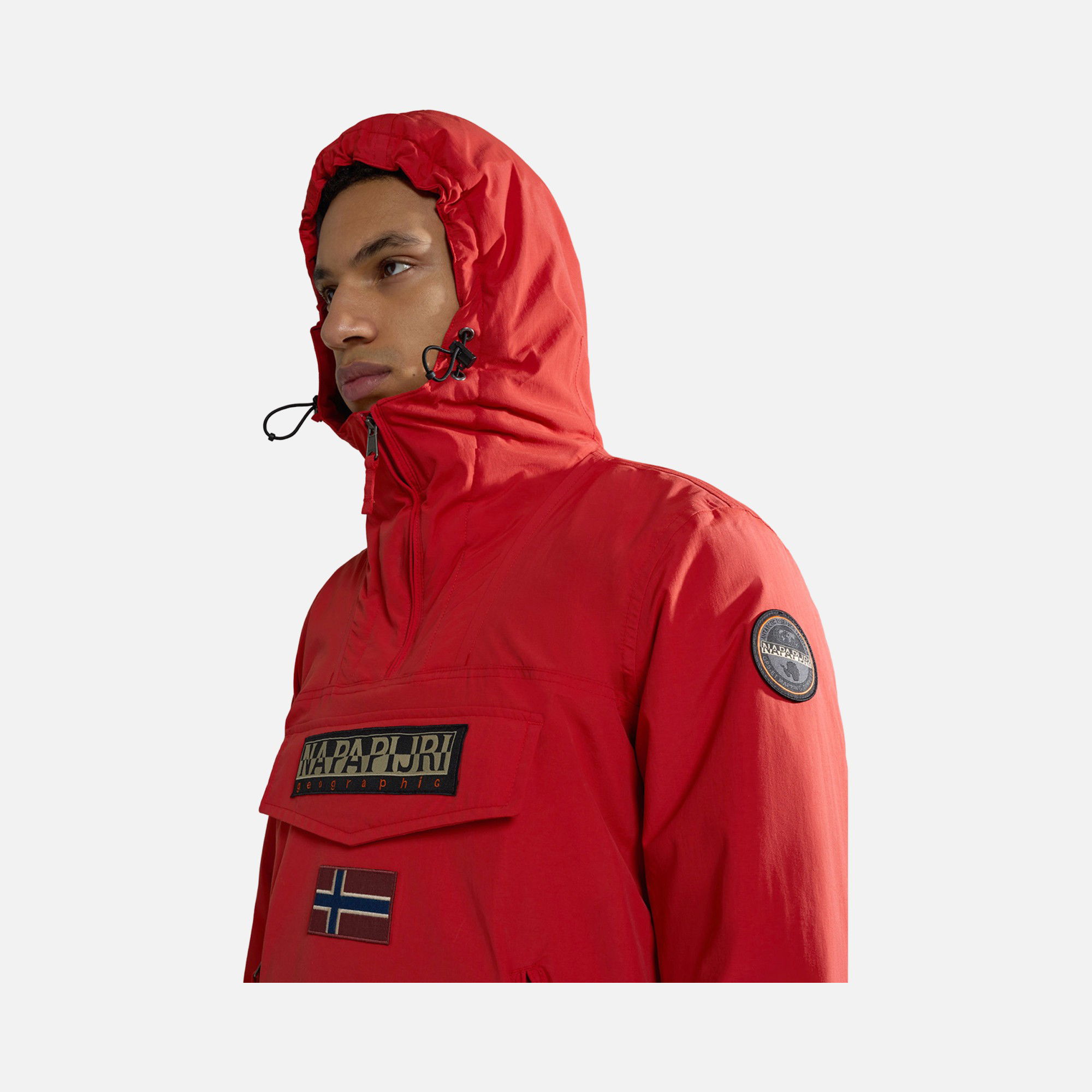 Napapijri Sportswear Rainforest Pocket Winter Half-Zip Hoodie Erkek Ceket