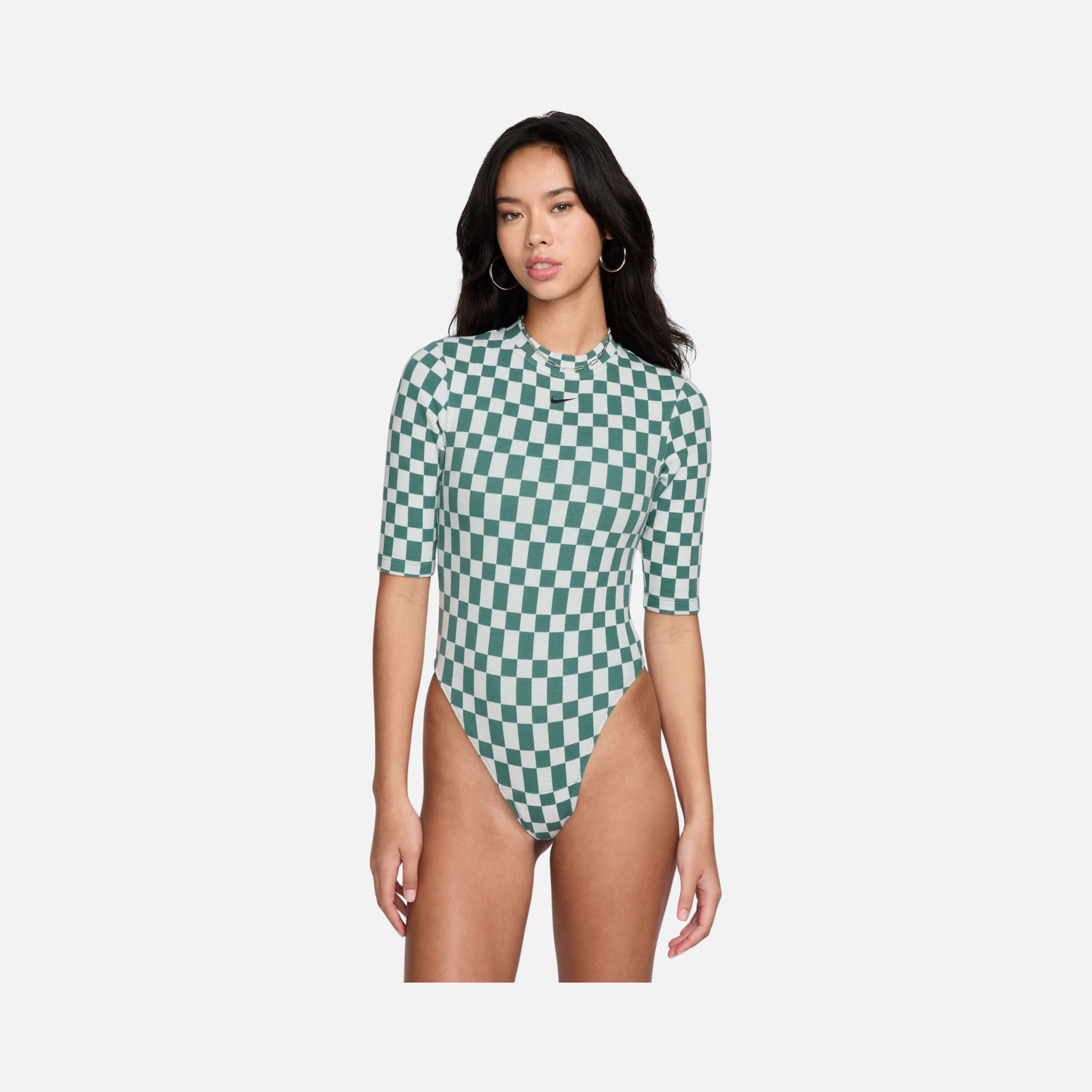 Nike Sportswear Collections Jacquard Three Quarter-Sleeve Kadın Bodysuit