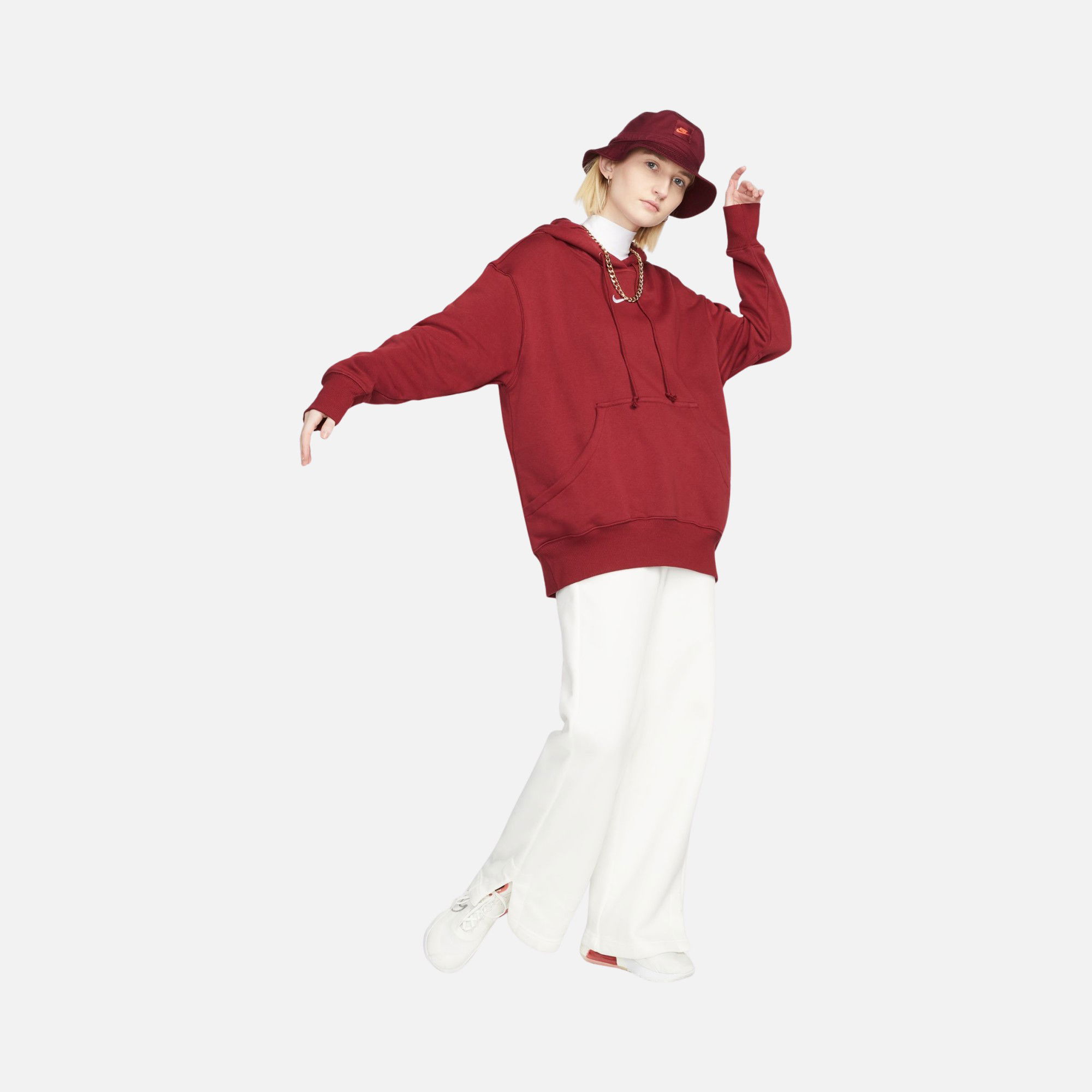 Nike Sportswear Phoenix Fleece Oversized Pullover Hoodie Kadın Sweatshirt