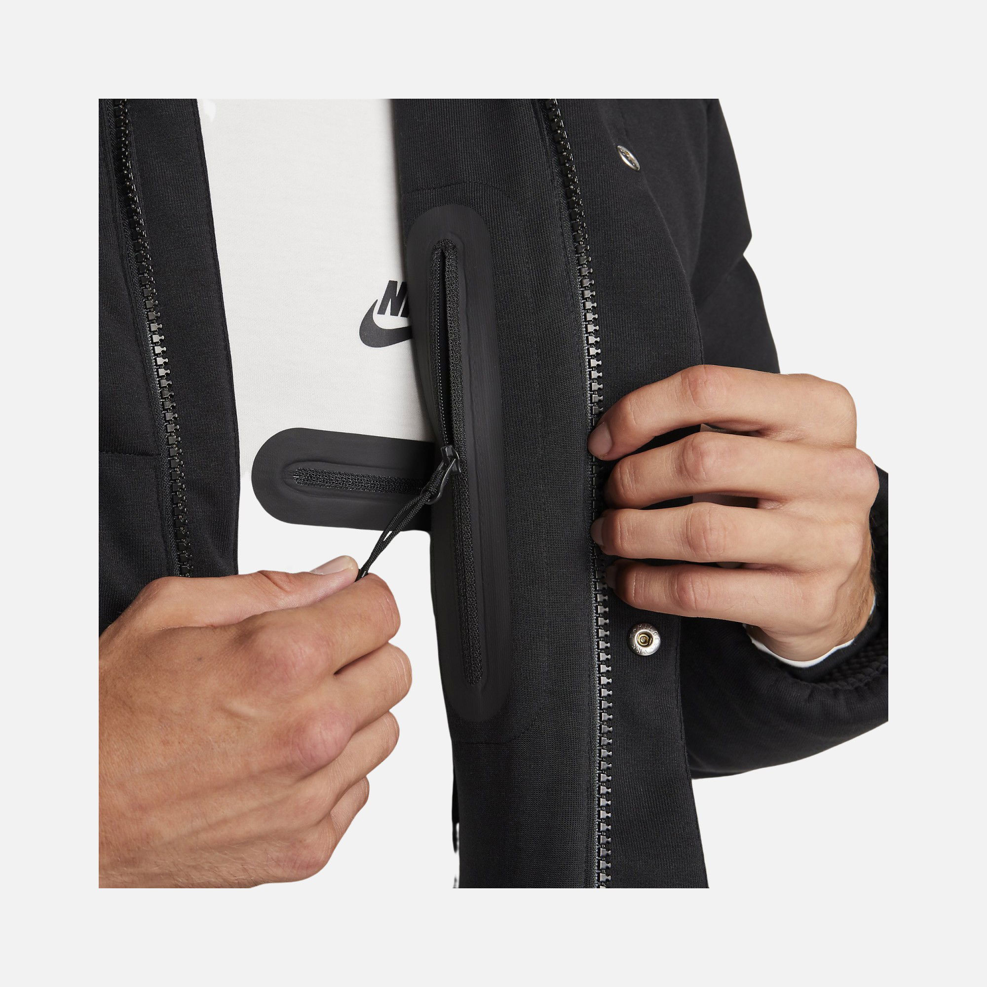 Nike Sportswear Tech Fleece Therma-Fit Oversized Puffer Full-Zip Erkek Mont