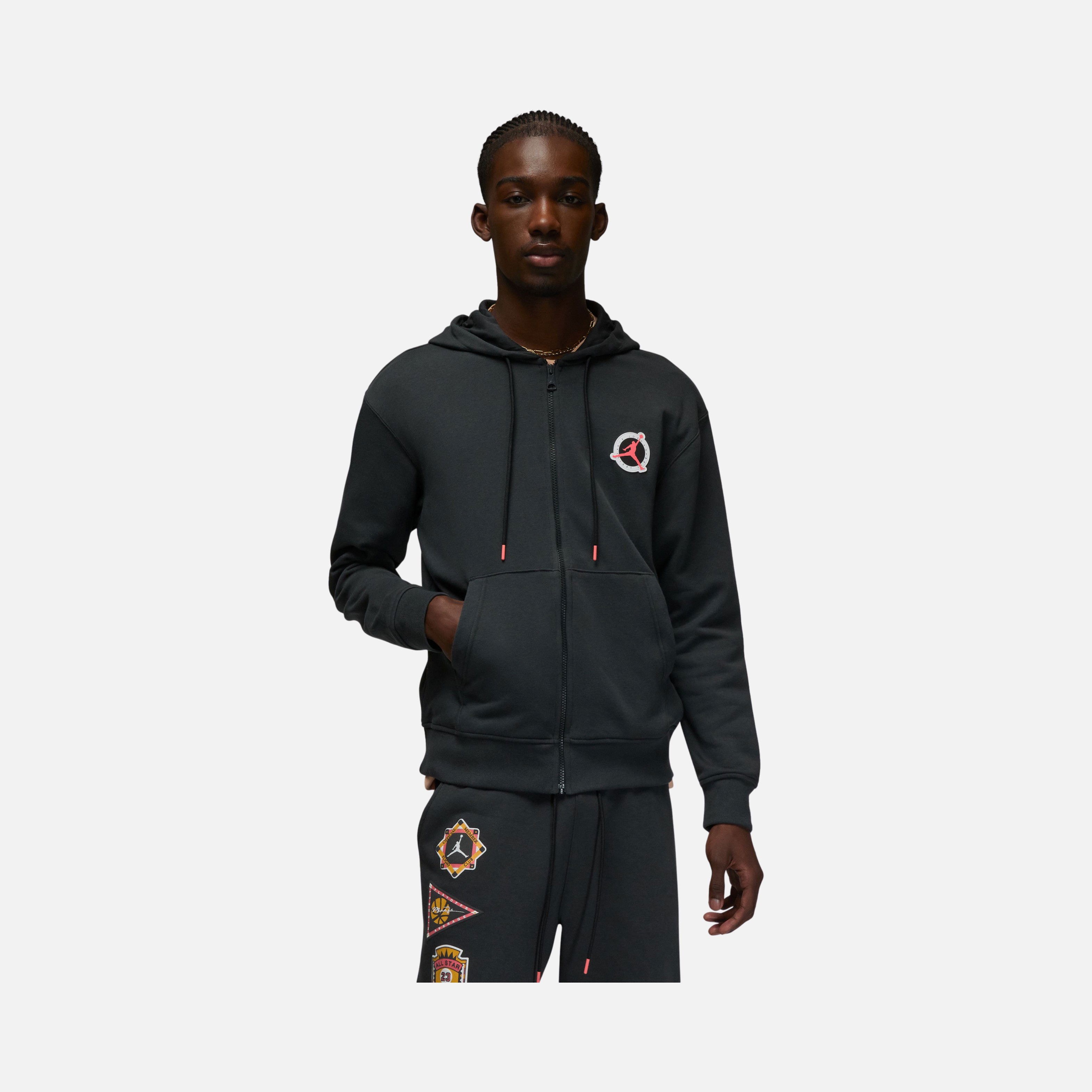 Nike Jordan Flight MVP Fleece Full-Zip Hoodie Erkek Sweatshirt