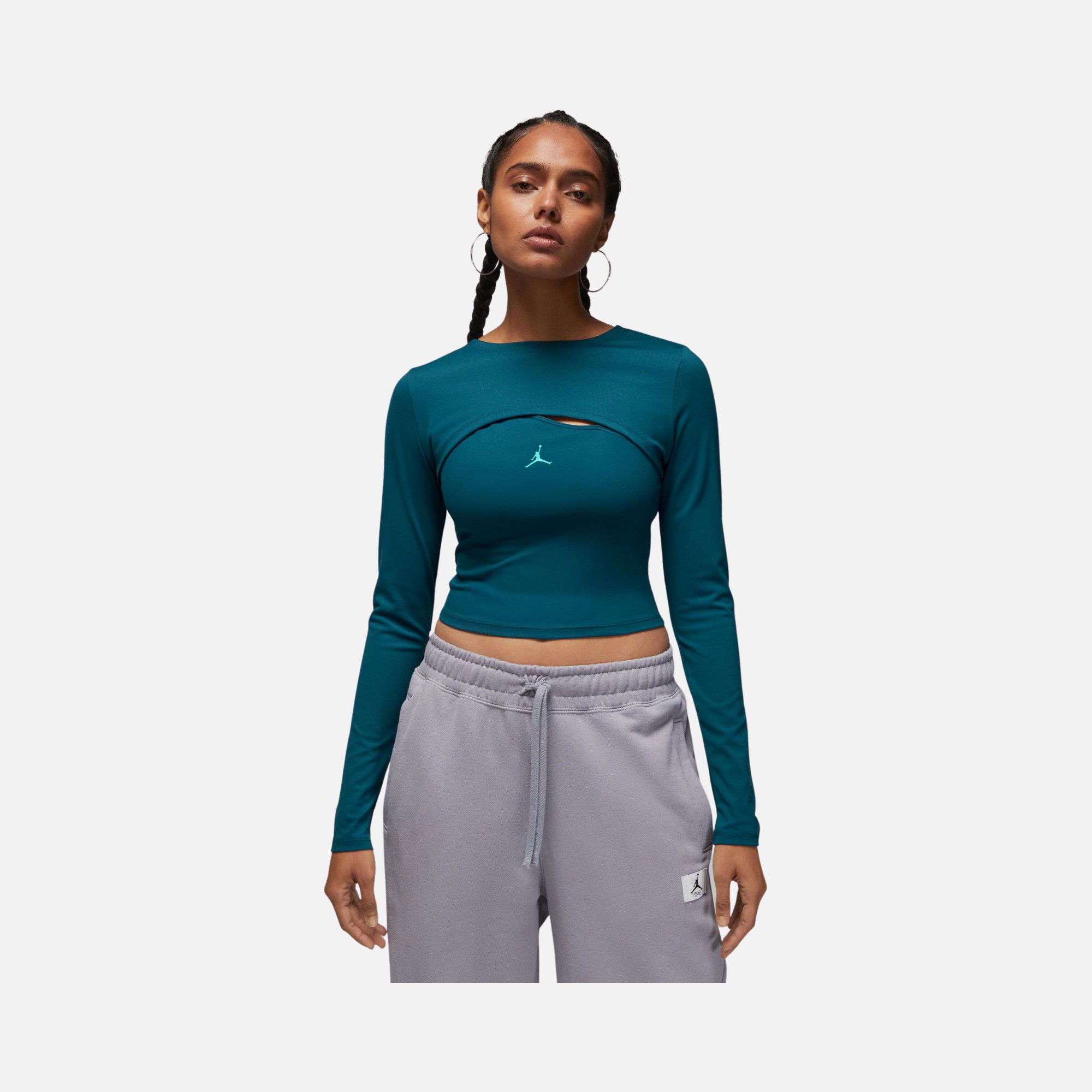 Nike Jordan Sport 2-In-1 Long-Sleeve Kadın Tişört