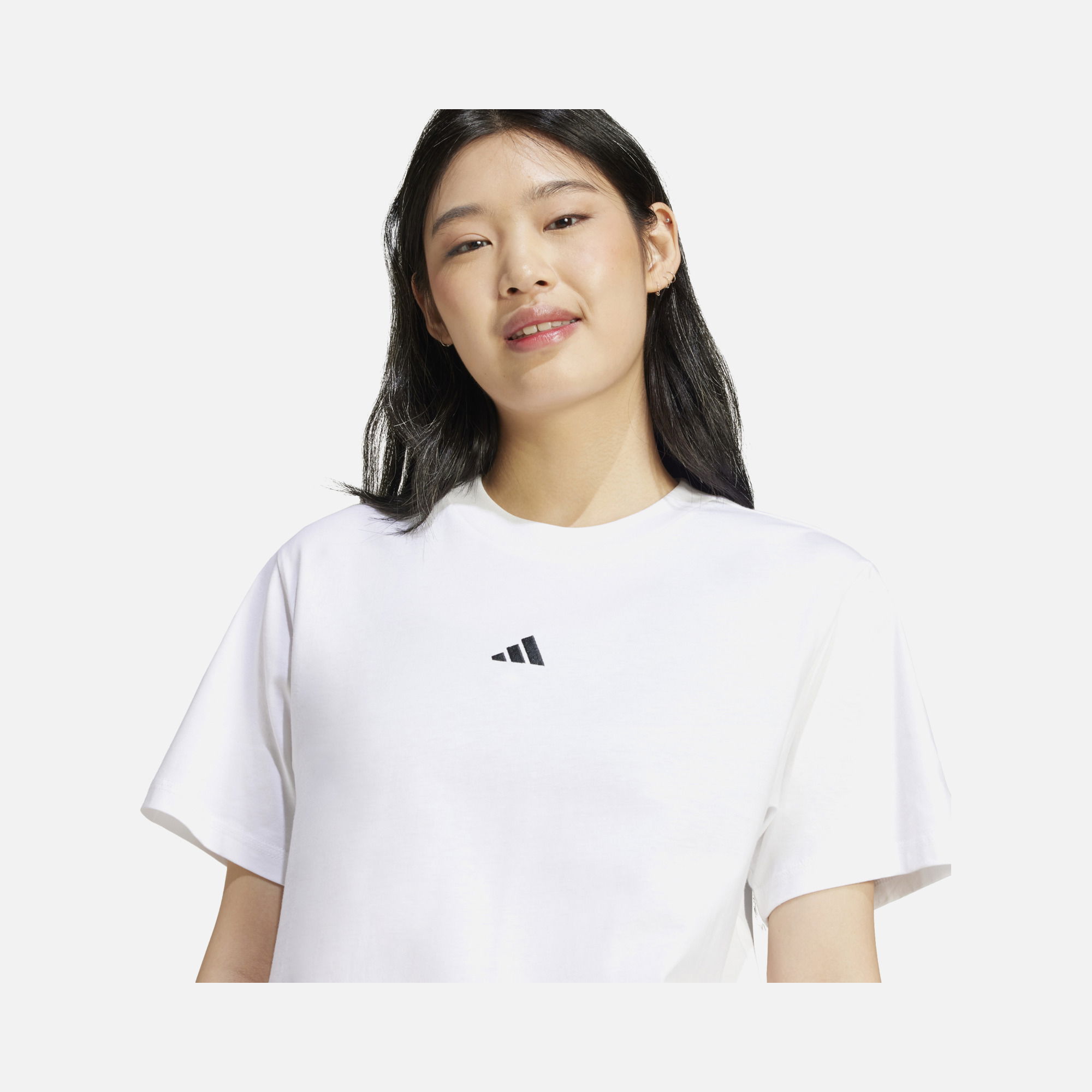adidas Sportswear Essentials Small Logo Cotton Crew Neck Short-Sleeve Kadın Tişört