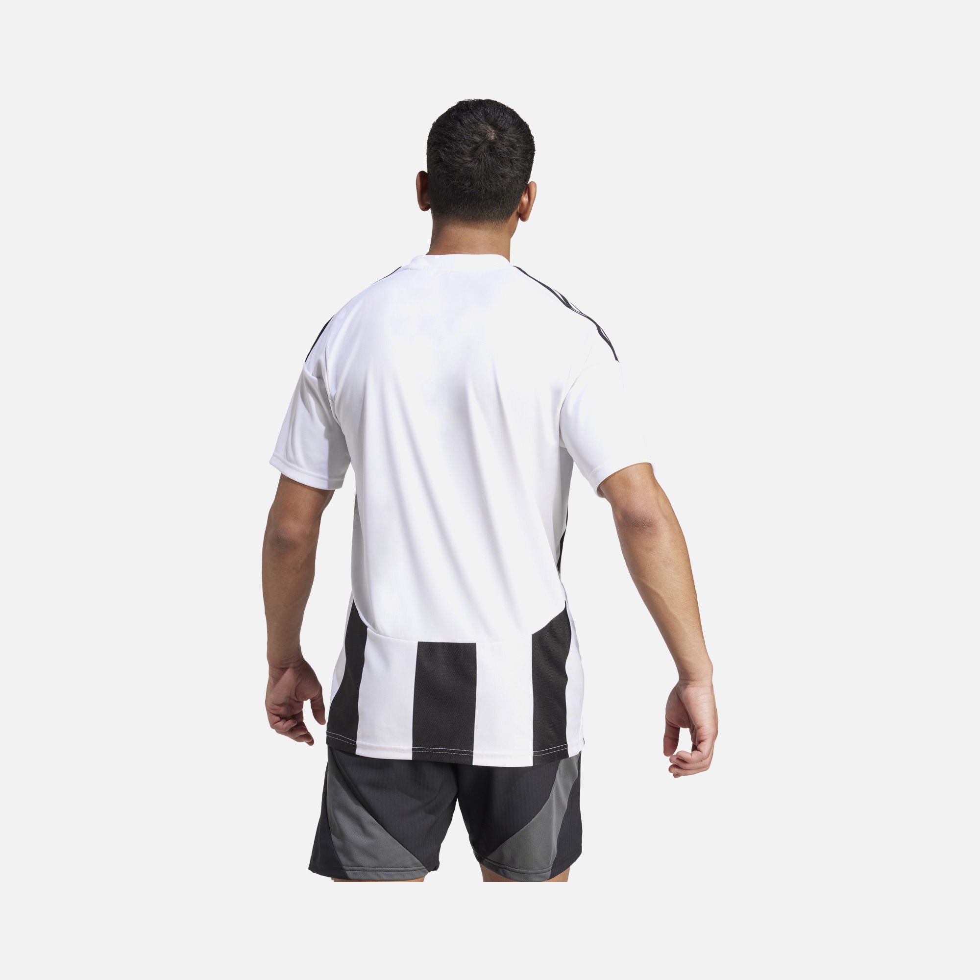 adidas Striped 24 Football Short-Sleeve Erkek Forma