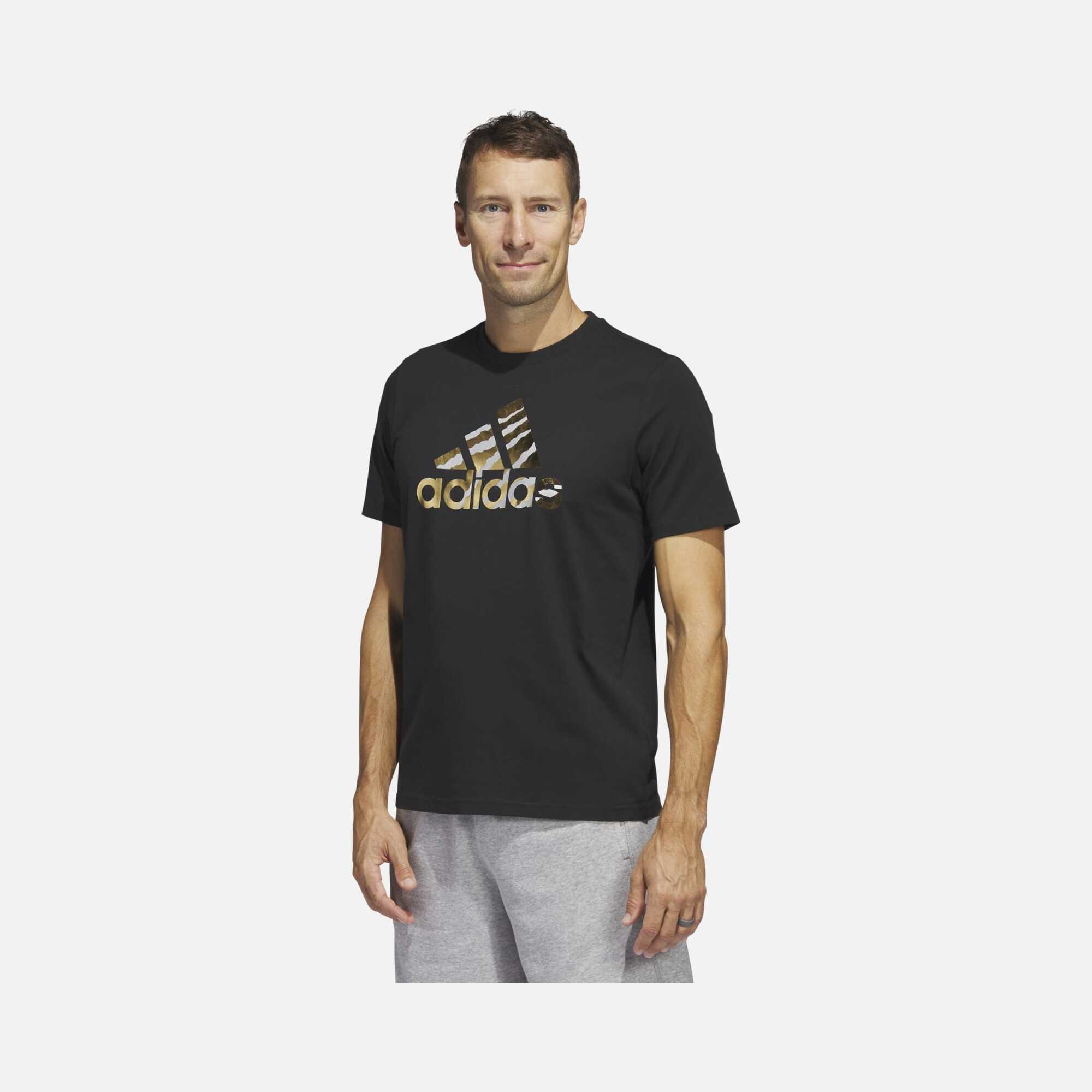 adidas Sportswear Power Logo Foil Short-Sleeve Erkek Tişört