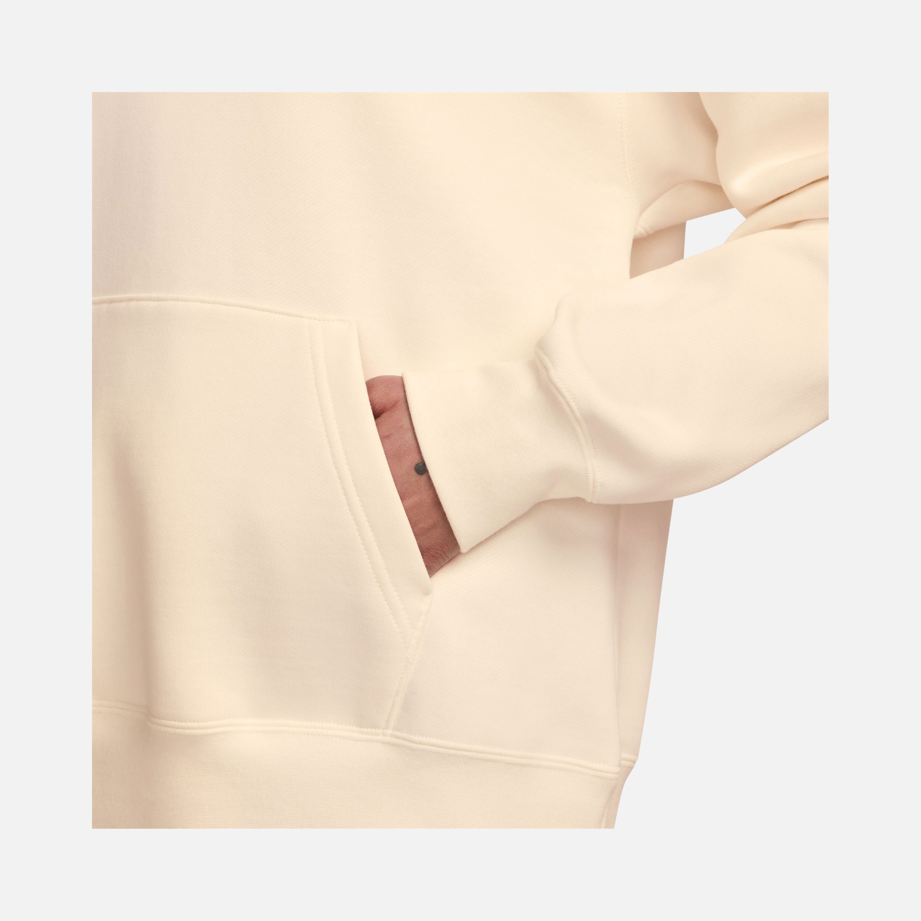 Nike Jordan Flight Fleece Satin Lined Pullover Hoodie Kadın Sweatshirt