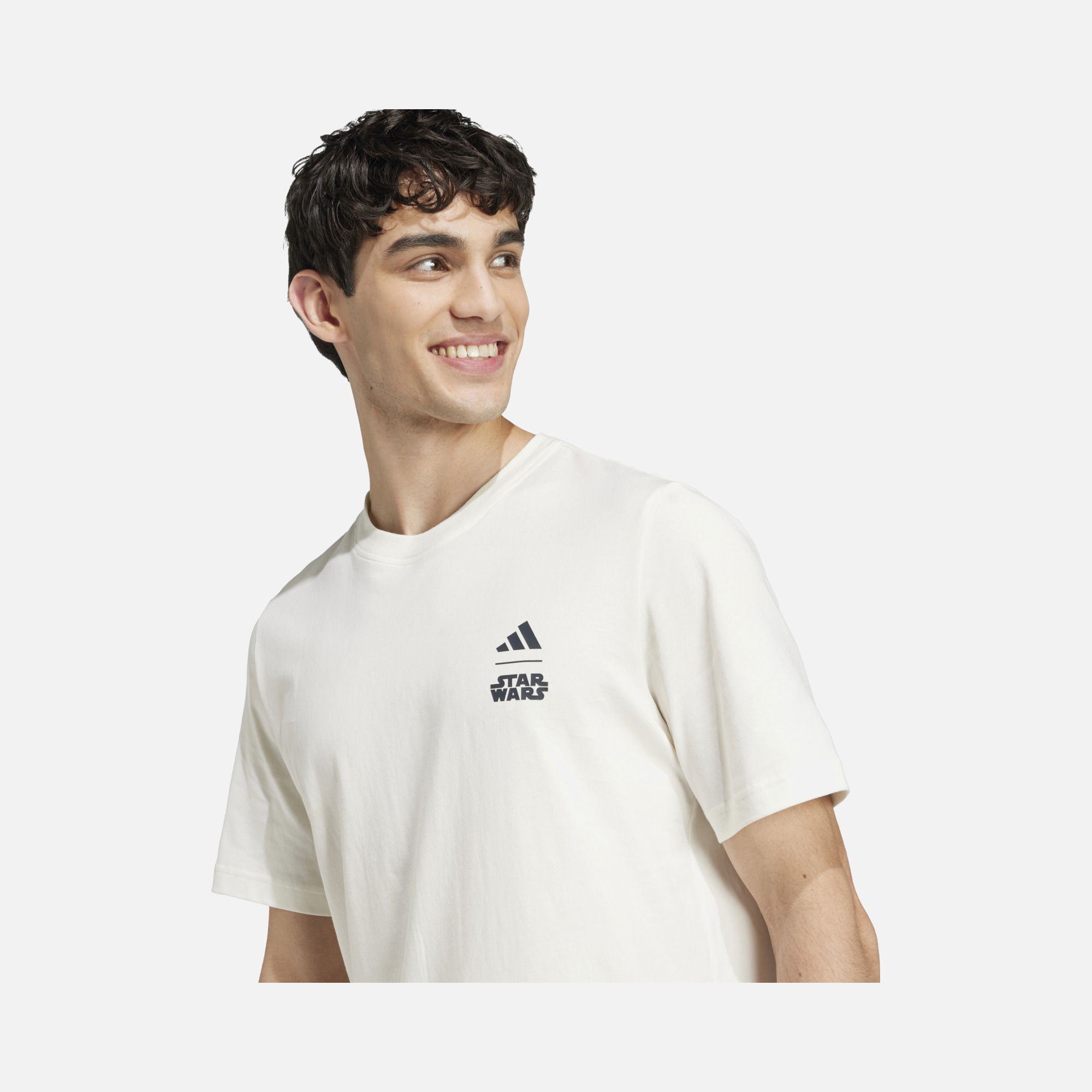 adidas X Star Wars The Mandalorian & Grogu Graphic Print Gym & Training Short-Sleeve Erkek Tişört