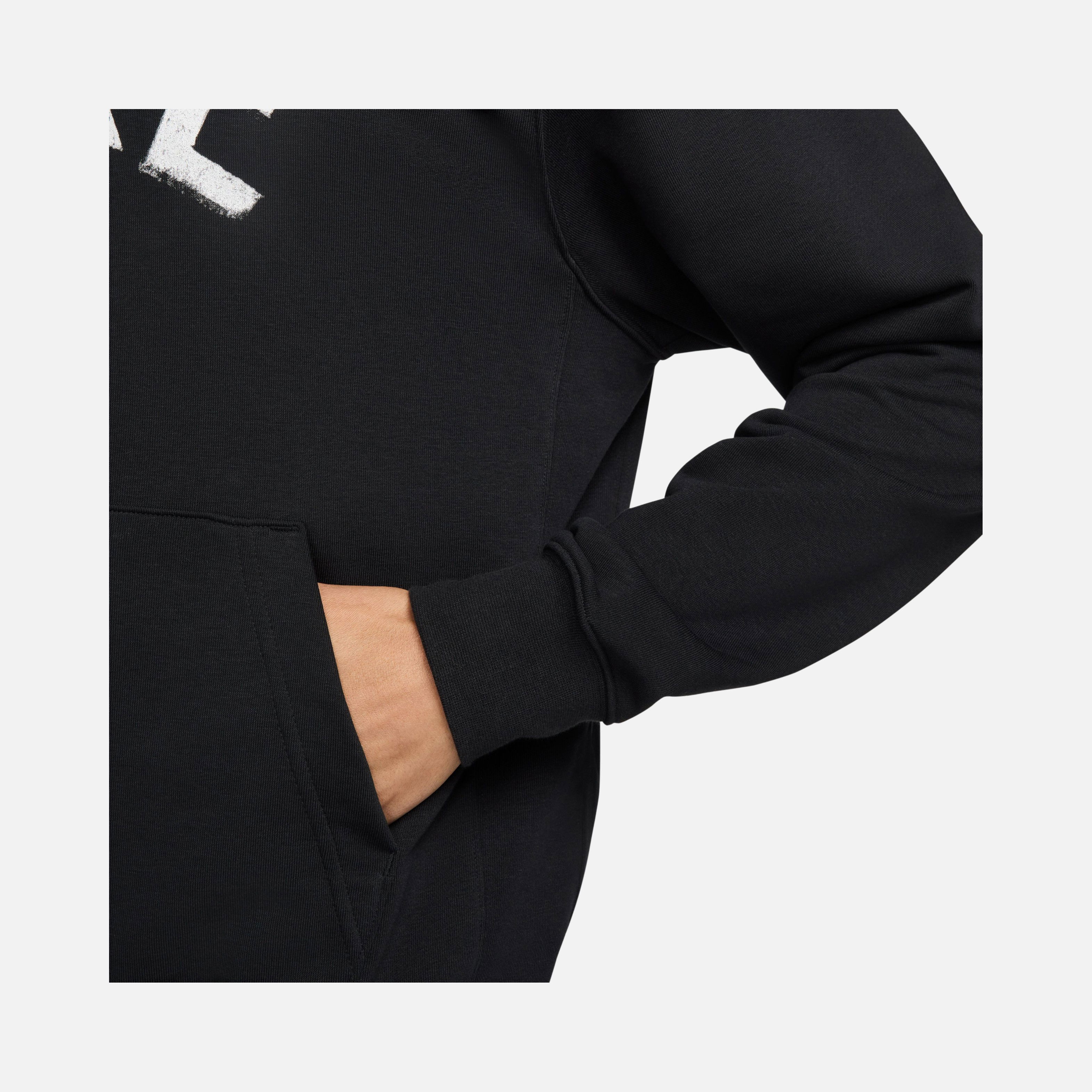 Nike Dri-Fit Swoosh Fleece French Terry Pullover Fitness Training Hoodie Erkek Sweatshirt