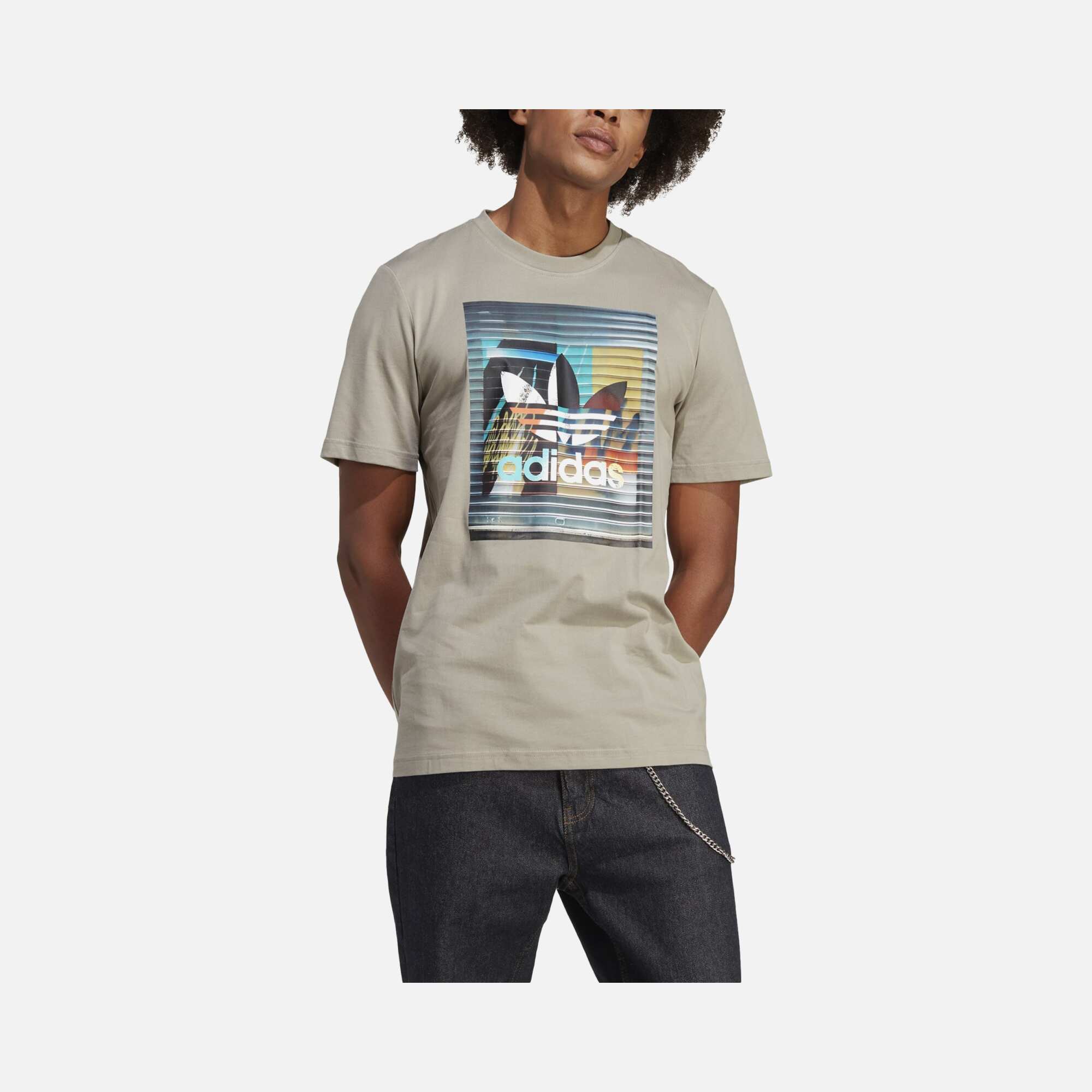 adidas Graphic off the Grid  Short-Sleeve Erkek Tişört