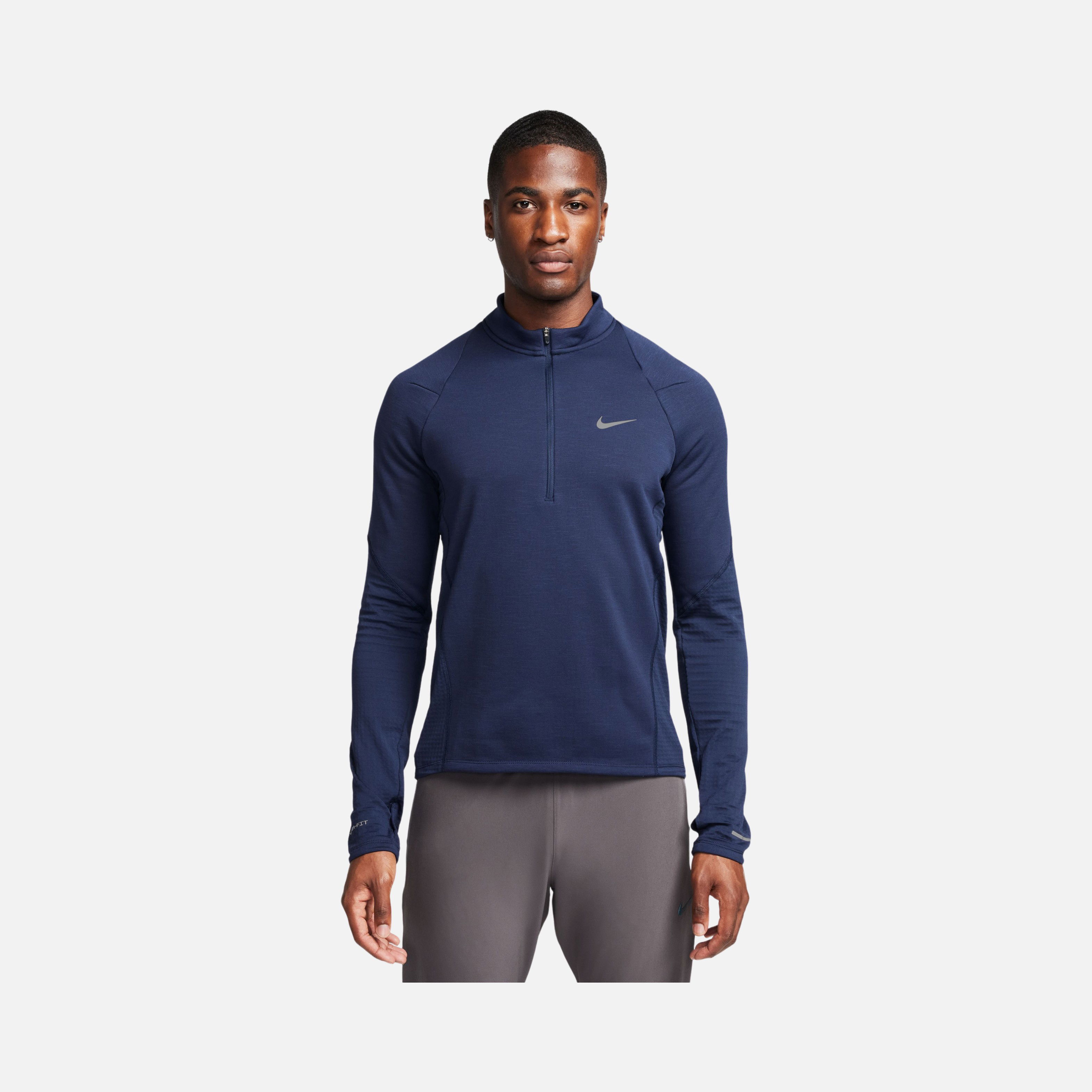 Nike Repel Therma-Fit 1/2-Zip Running Long-Sleeve Erkek Tişört