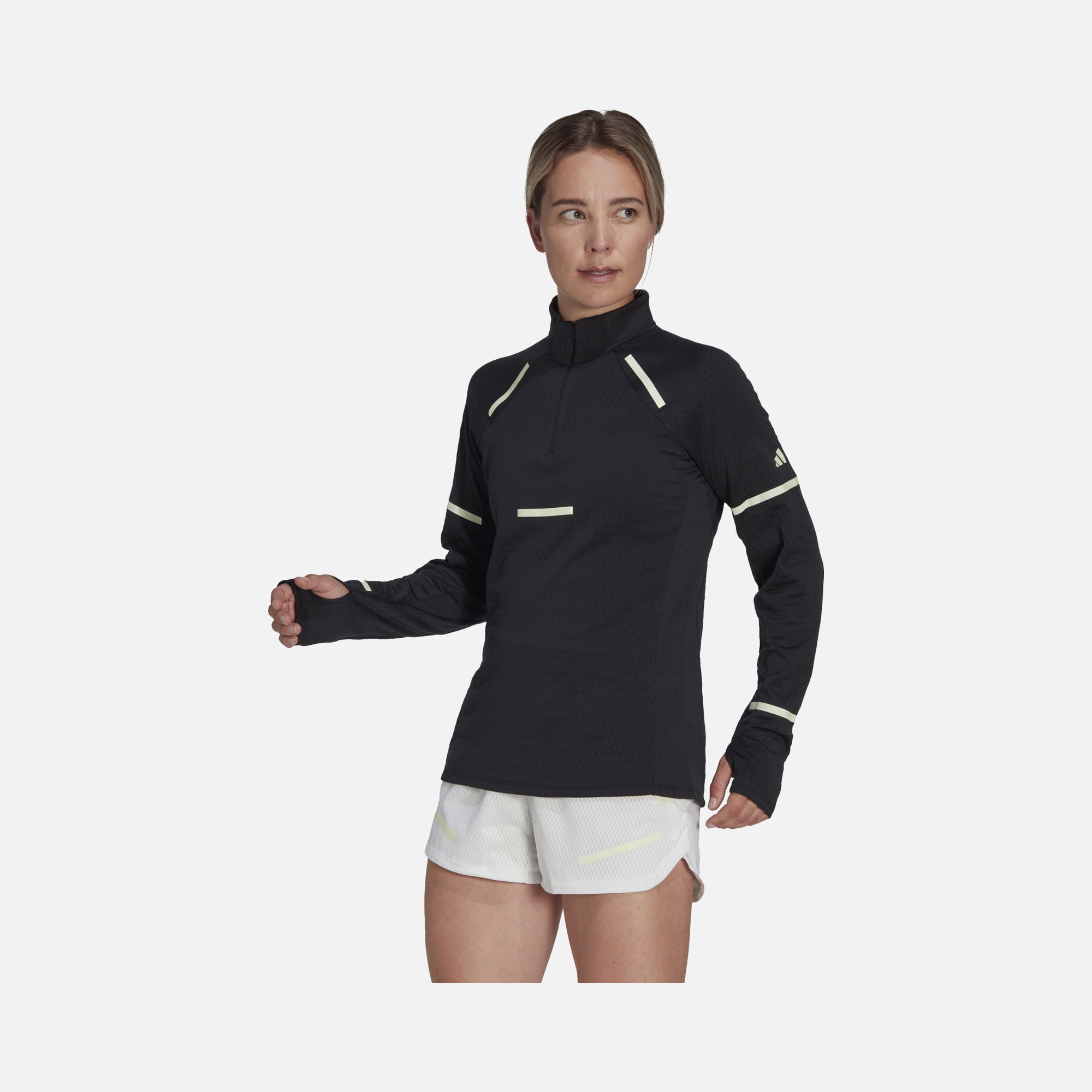adidas X-City 1/2 Reflect At Night Running Long-Sleeve Kadın Sweatshırt
