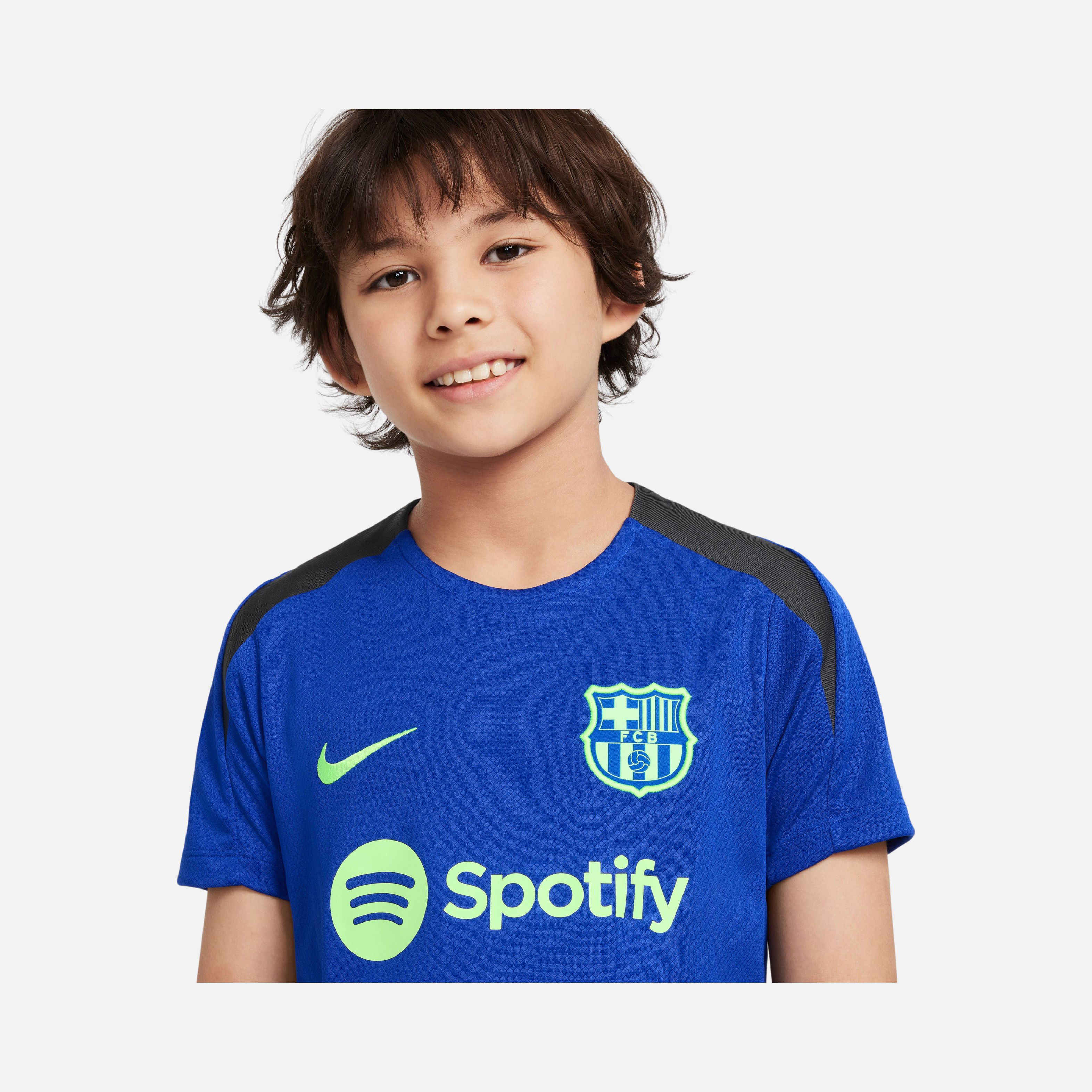 Nike F.C. Barcelona Strike Third Dri-Fit Football Knit Training Short-Sleeve Çocuk Tişört