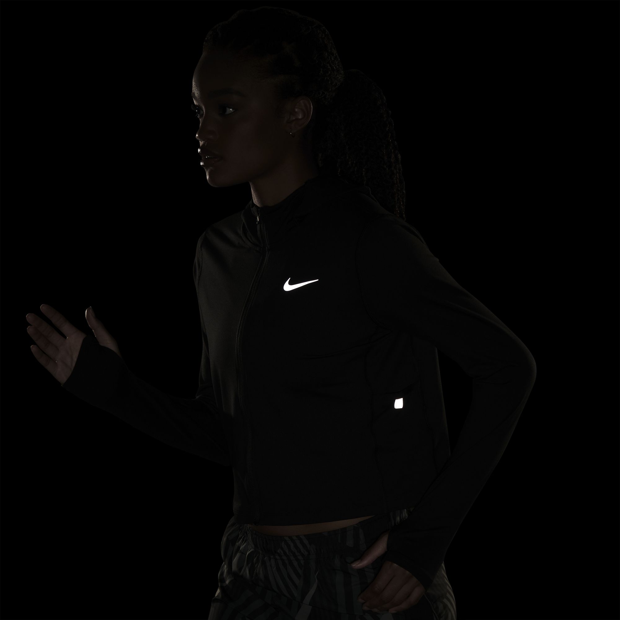 Nike Element Running Full-Zip Hoodie Kadın Sweatshirt