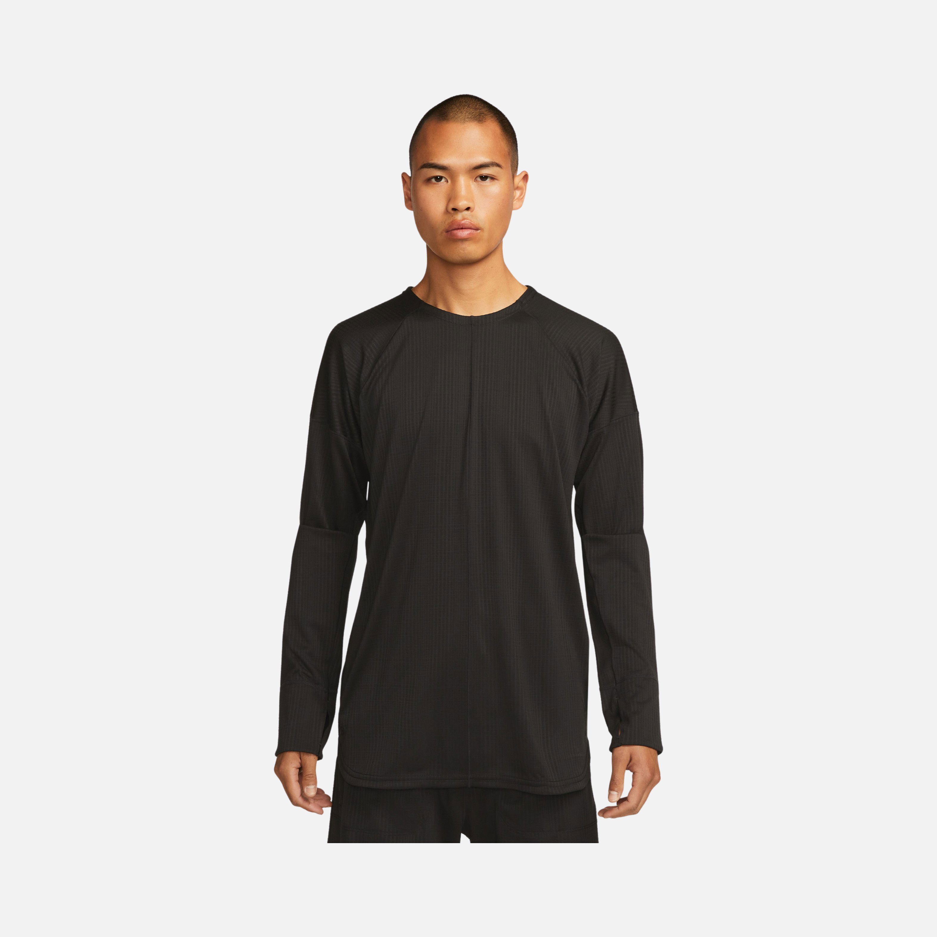 Nike Yoga Dri-Fit Statement Jersey Crew Training Long-Sleeve Erkek Tişört