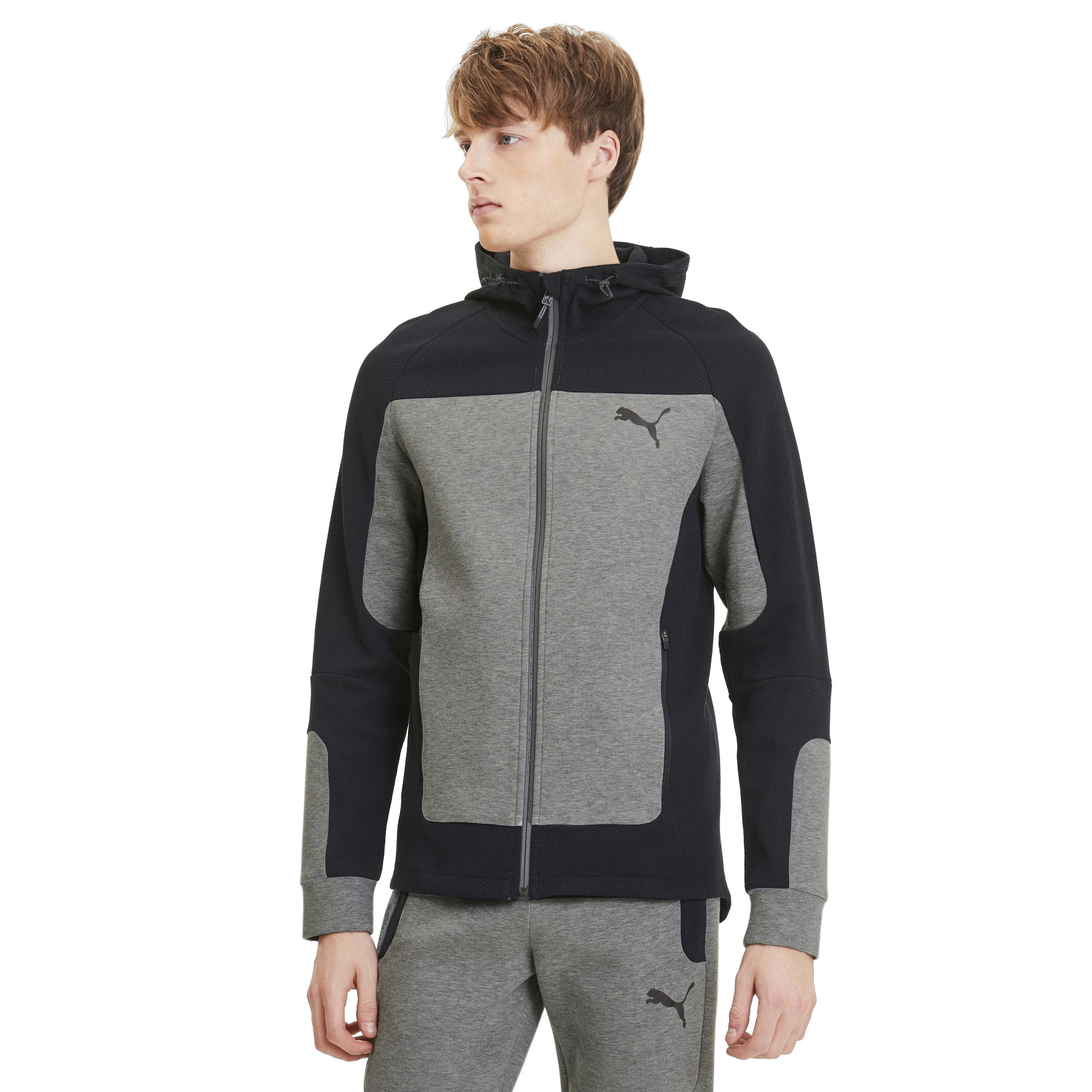 Puma Evostripe Full-Zip Hooded Erkek Sweatshirt