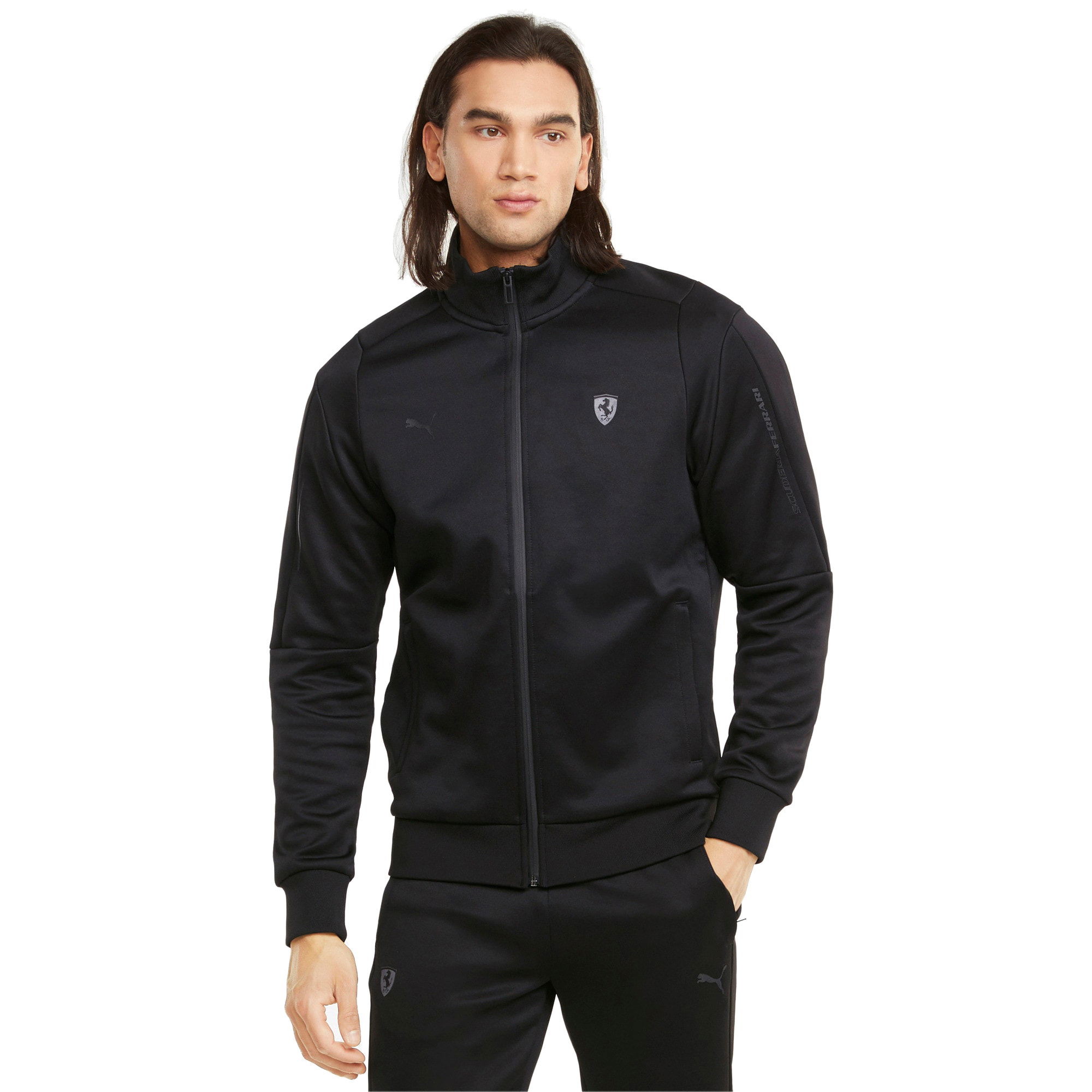 Puma Scuderia Ferrari Style T7 Track Full-Zip Erkek Ceket