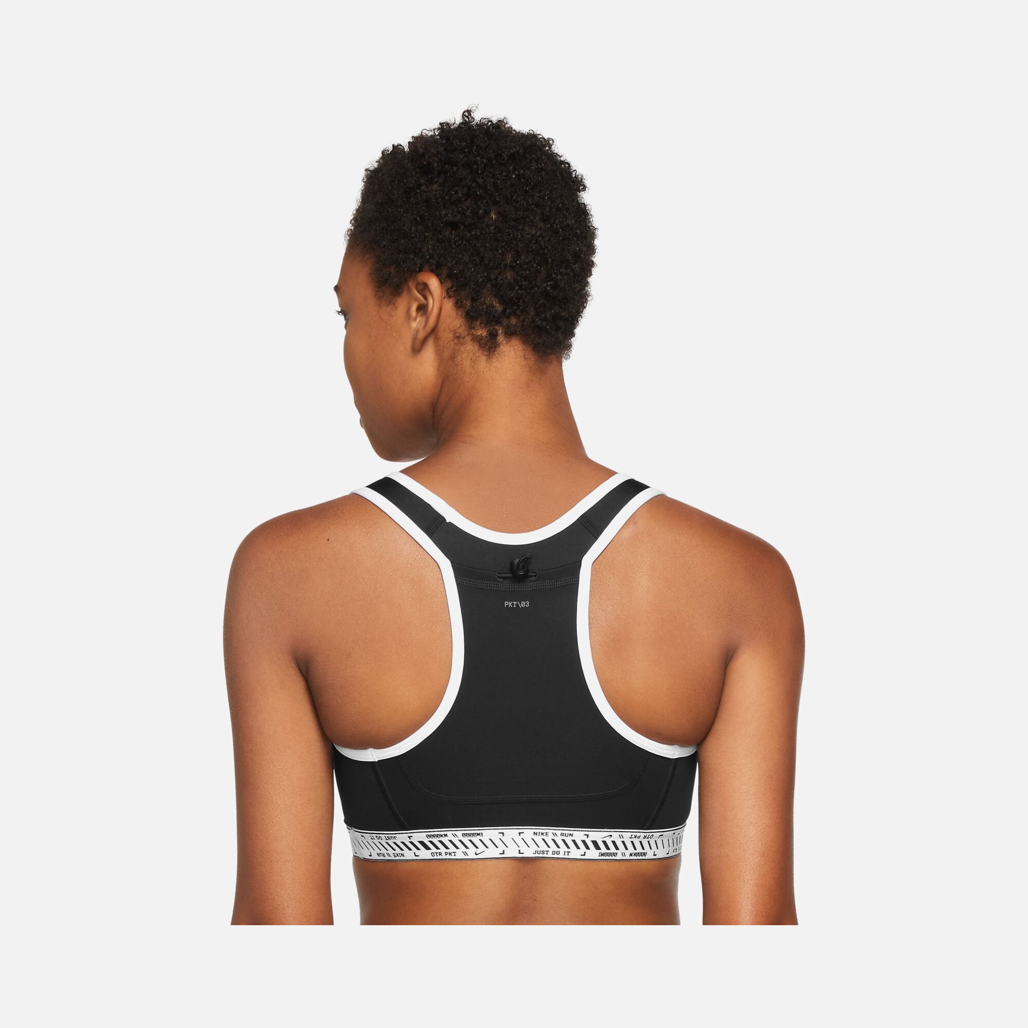Nike Swoosh On The Run Medium-Support Lightly Lined Sports Kadın Bra