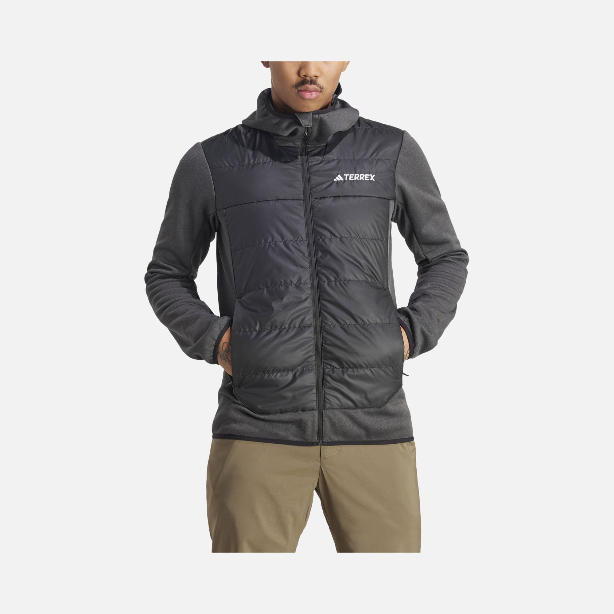 adidas Terrex Multi Hybrid Insulated Full-Zip Hoodie Erkek Ceket