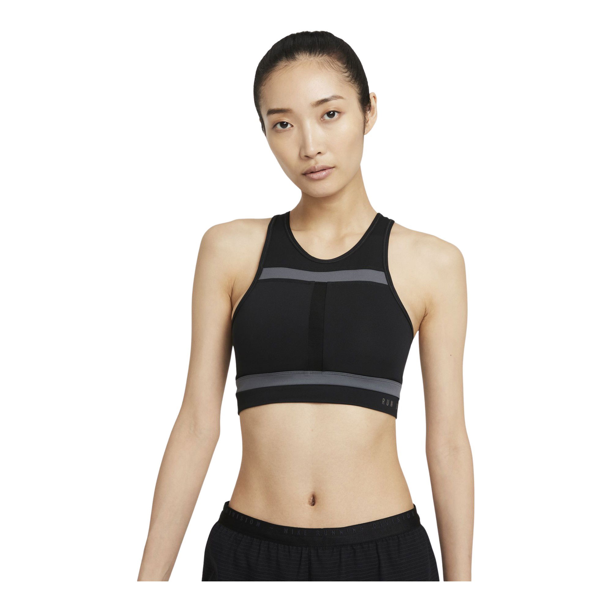 Nike Dri-Fit Swoosh Run Division Medium-Support 1-Piece Pad Longline Kadın Bra