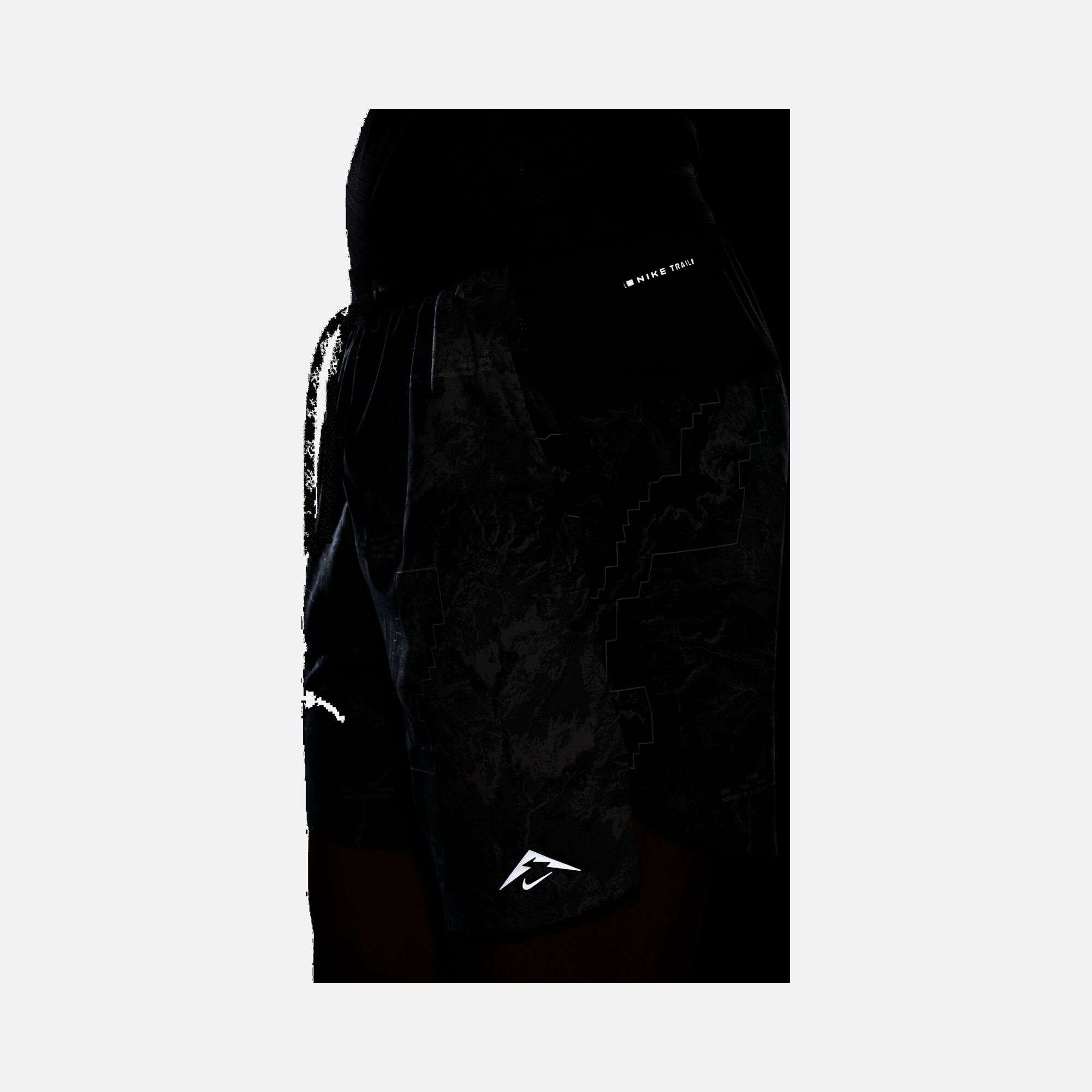 Nike Stride Dri-Fit 7" Brief-Lined All-Over Printed Running Erkek Şort