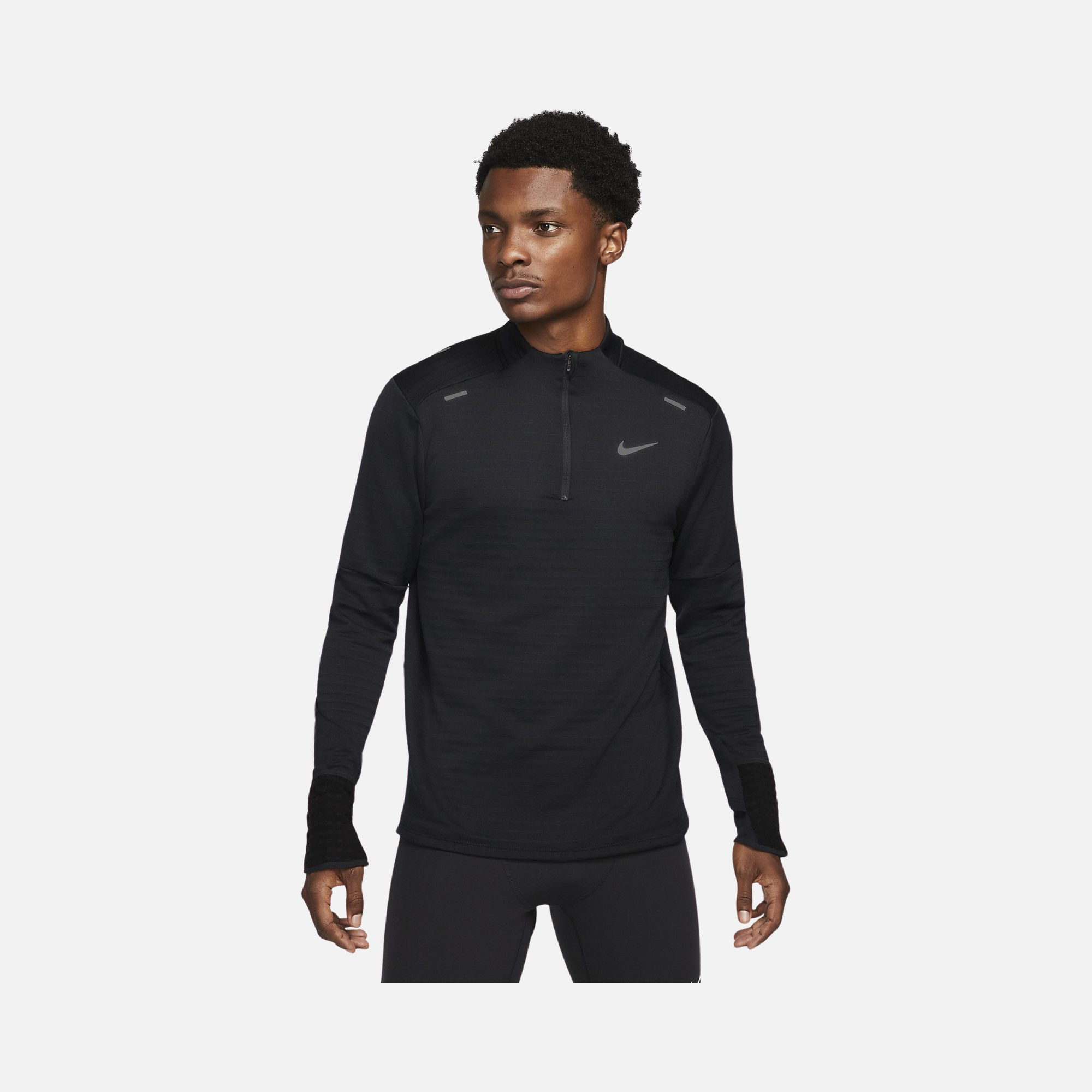 Nike Therma-Fit Repel 1/2-Zip Running Long-Sleeve Erkek Tişört