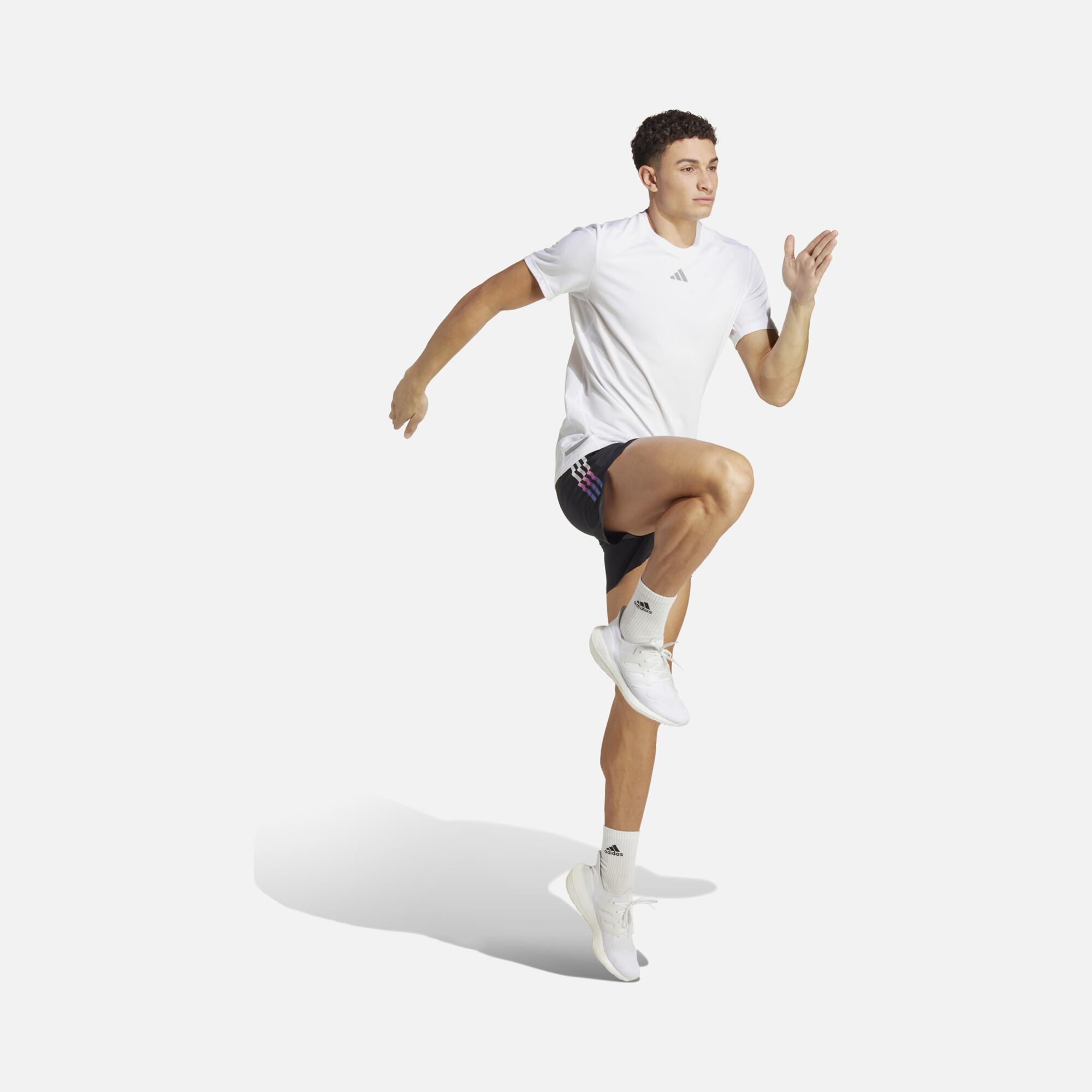 adidas AEROREADY Run Icons 3-Stripes Woven Running Erkek Şort