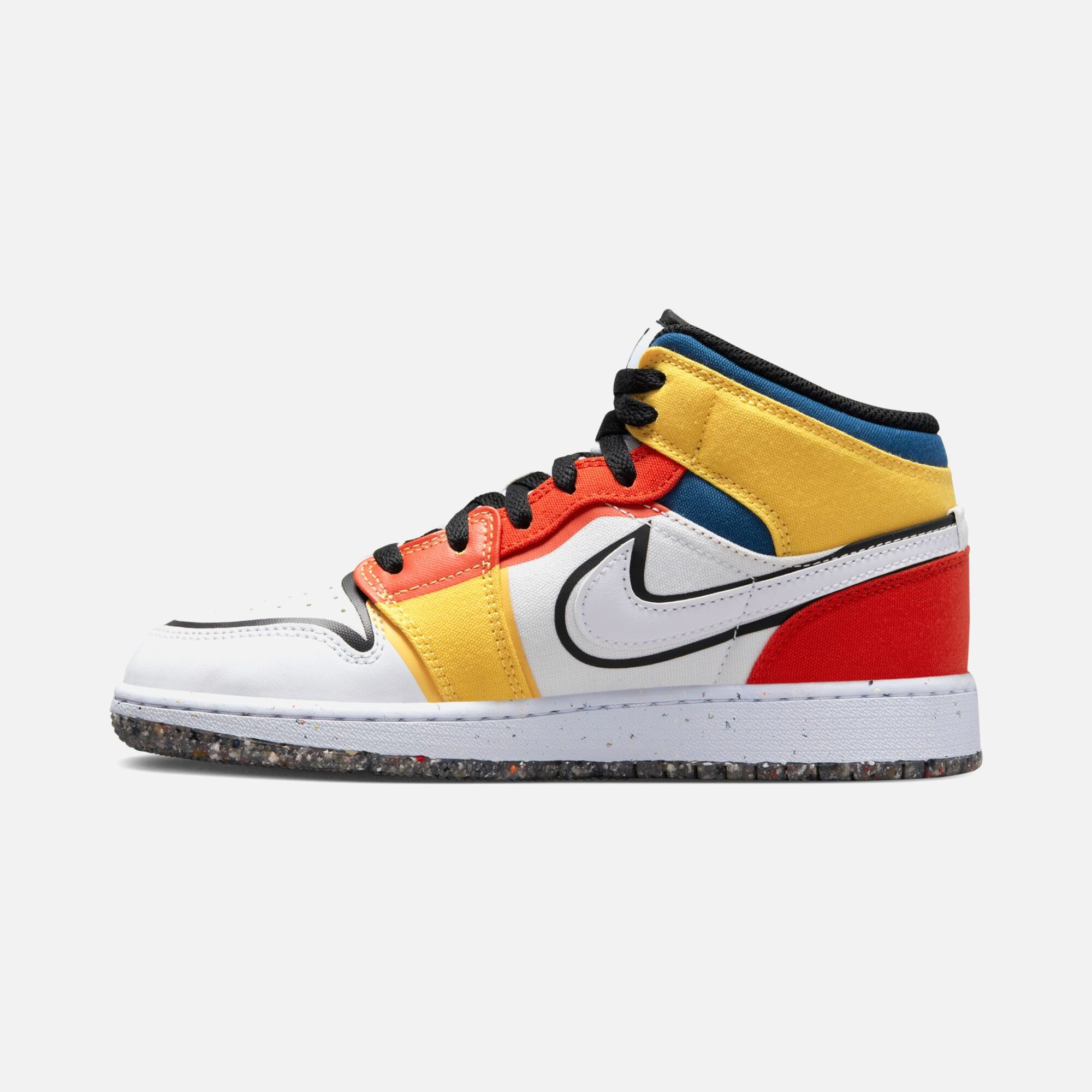 Nike Air Jordan 1 Mid SE Canvas (GS) Spor Ayakkabı