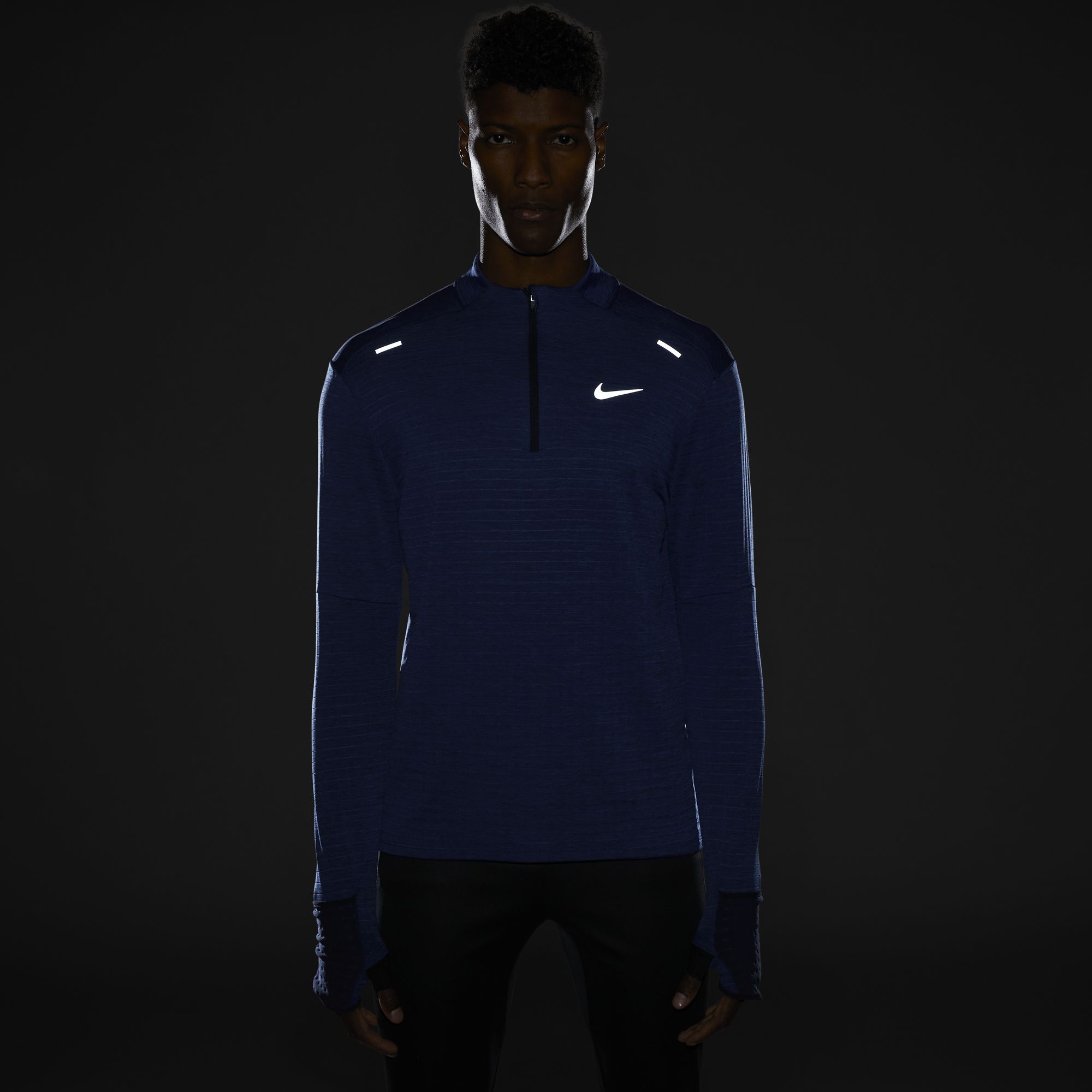 Nike Therma-Fit Repel 1/2-Zip Running Long-Sleeve Erkek Tişört