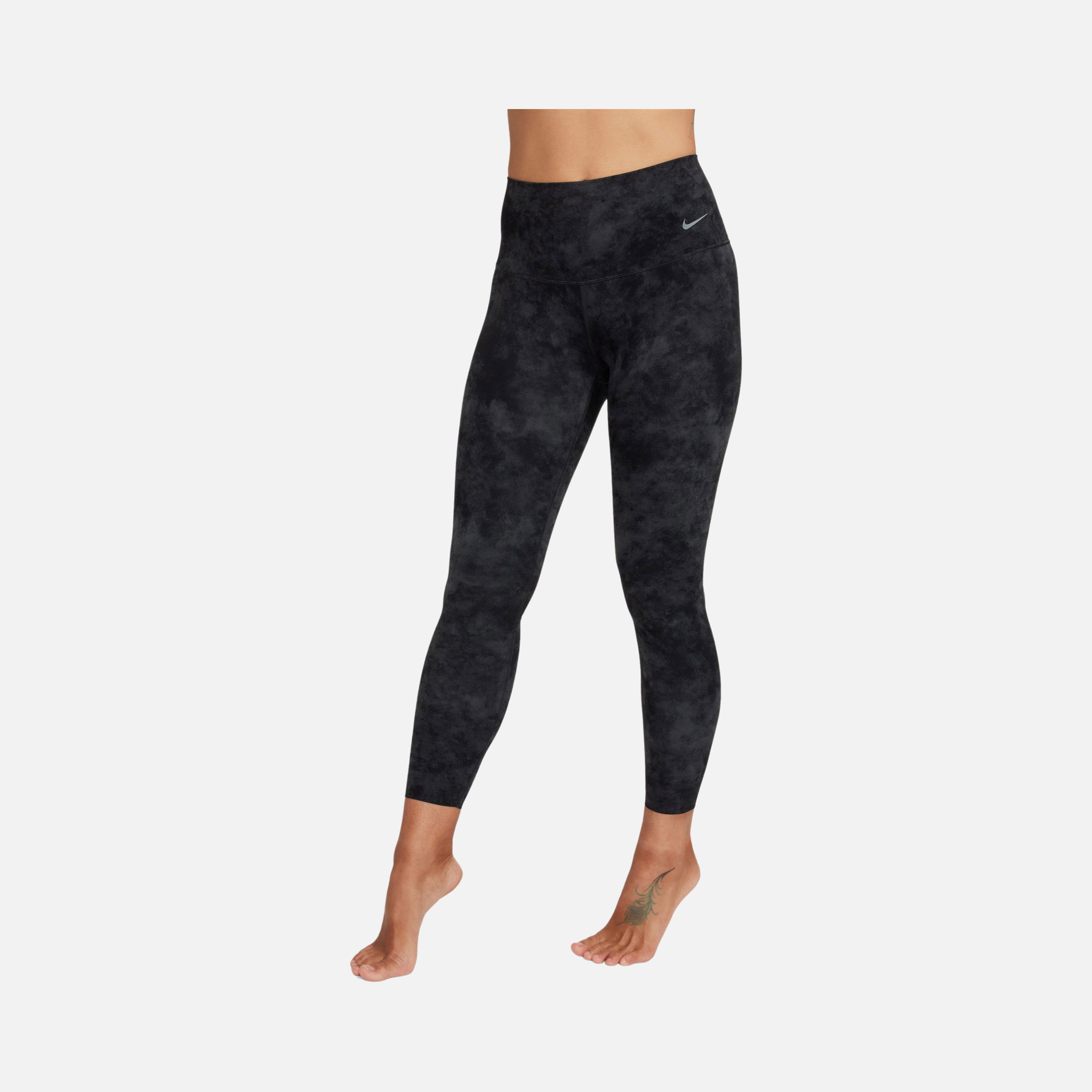 Nike Dri-Fit Zenvy High-Waisted 7/8 Tie-Dye Training Kadın Tayt