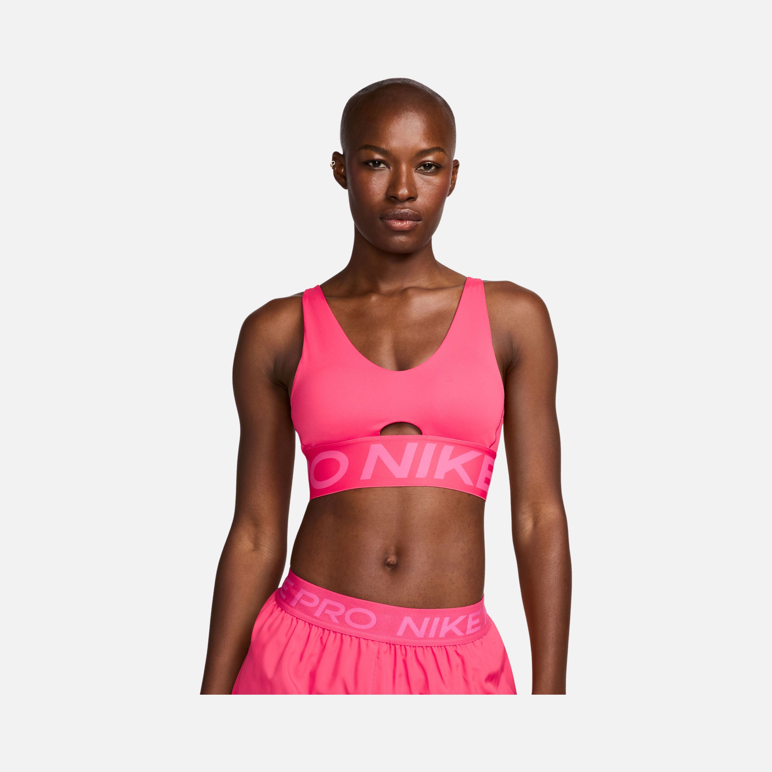 Nike Pro Indy Plunge Medium-Support Padded Training Kadın Bra