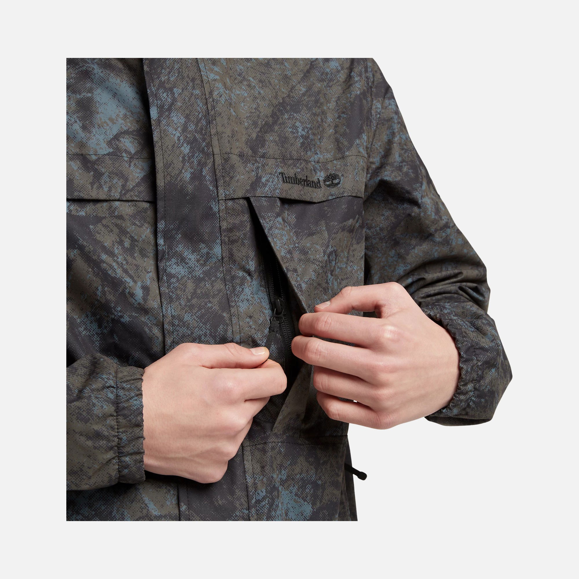 Timberland Not So Camouflage Full-Zip Hoodie Erkek Ceket