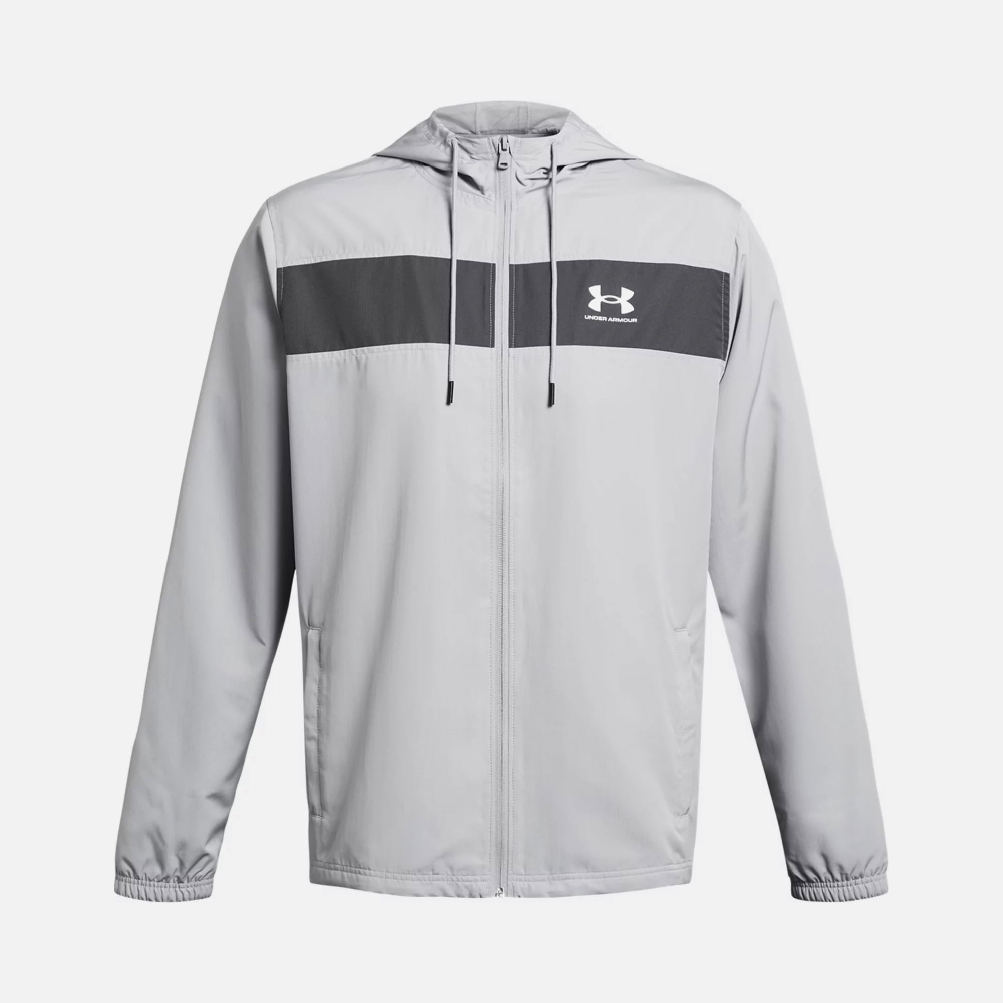 Under Armour Sportstyle Windbreaker Lightweight Ripstop Woven Fabric Full-Zip Hoodie Erkek Ceket