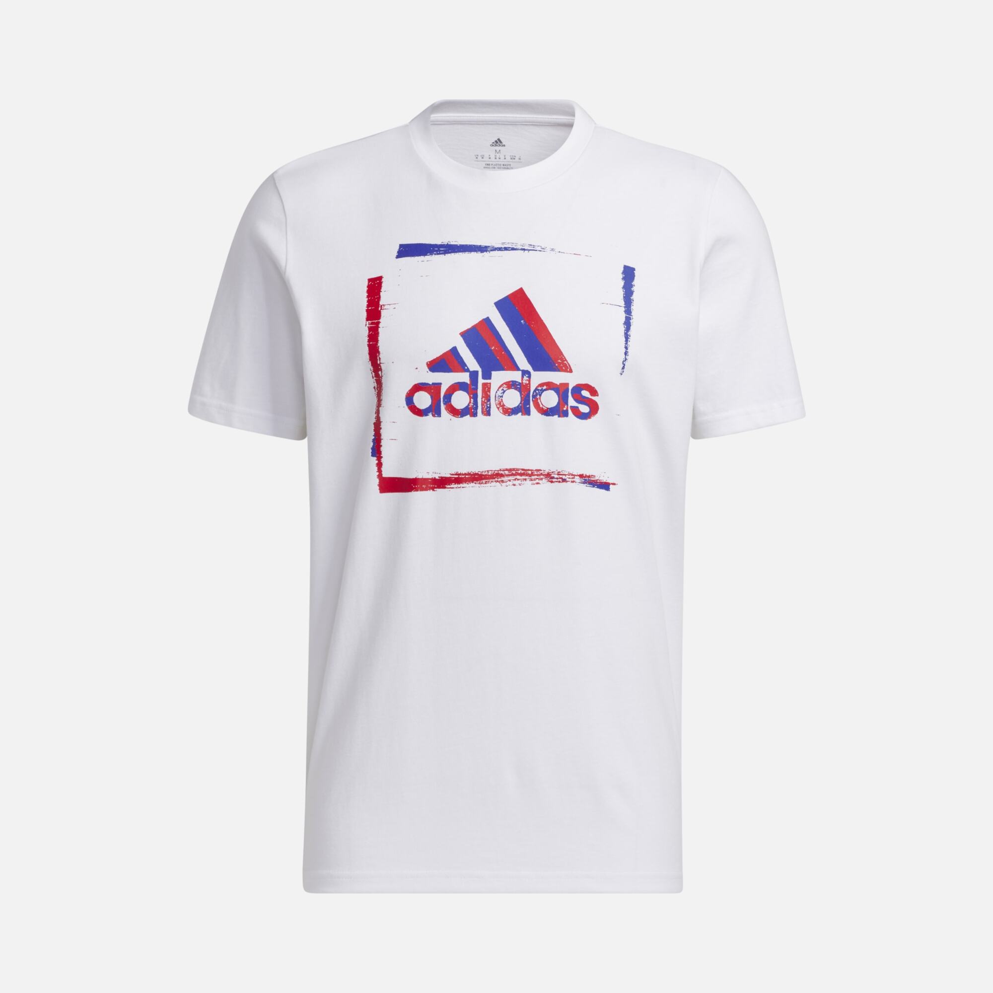 adidas Two-Tone Stencil Graphic Short-Sleeve Erkek Tişört